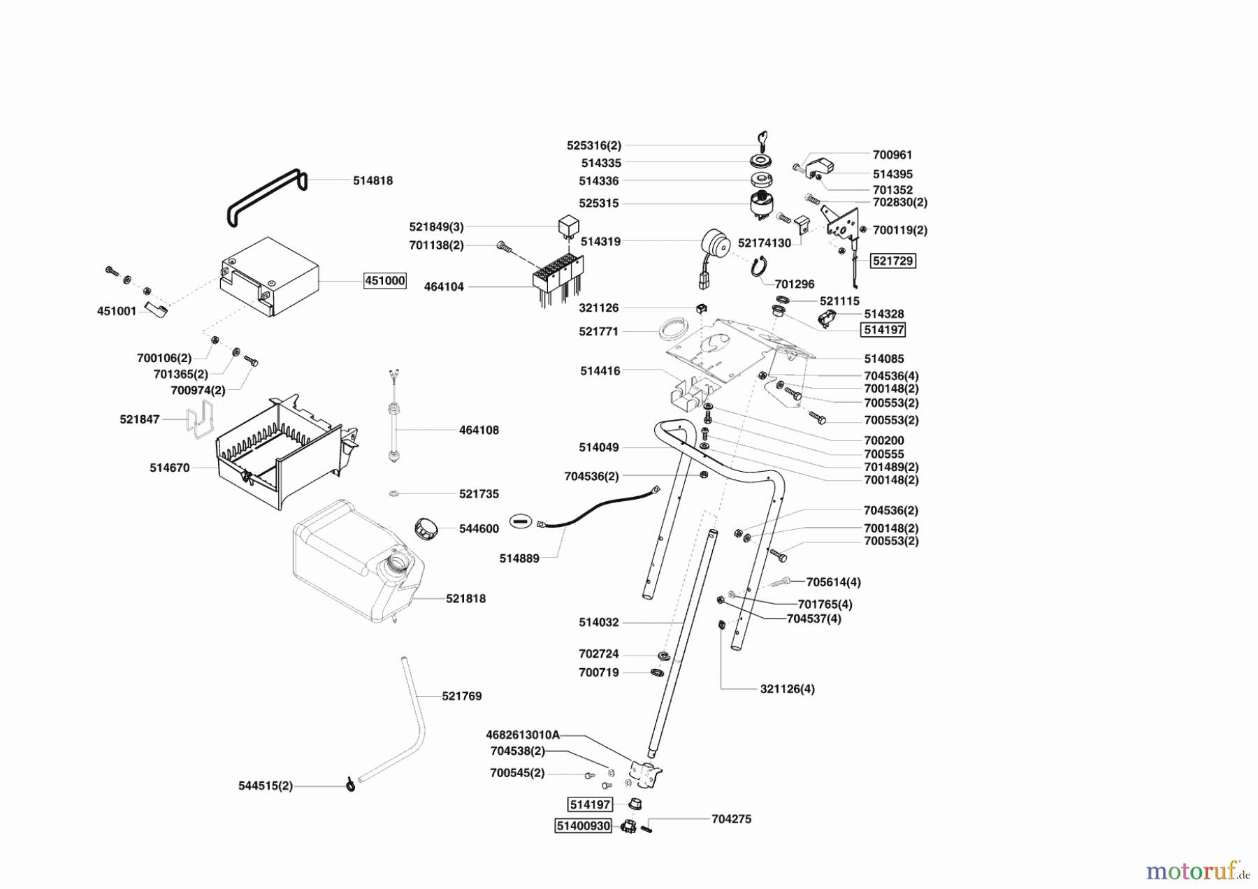 Powerline Gartentechnik Rasentraktor T20/102 HDE 10/2007 - 11/2008 Seite 6