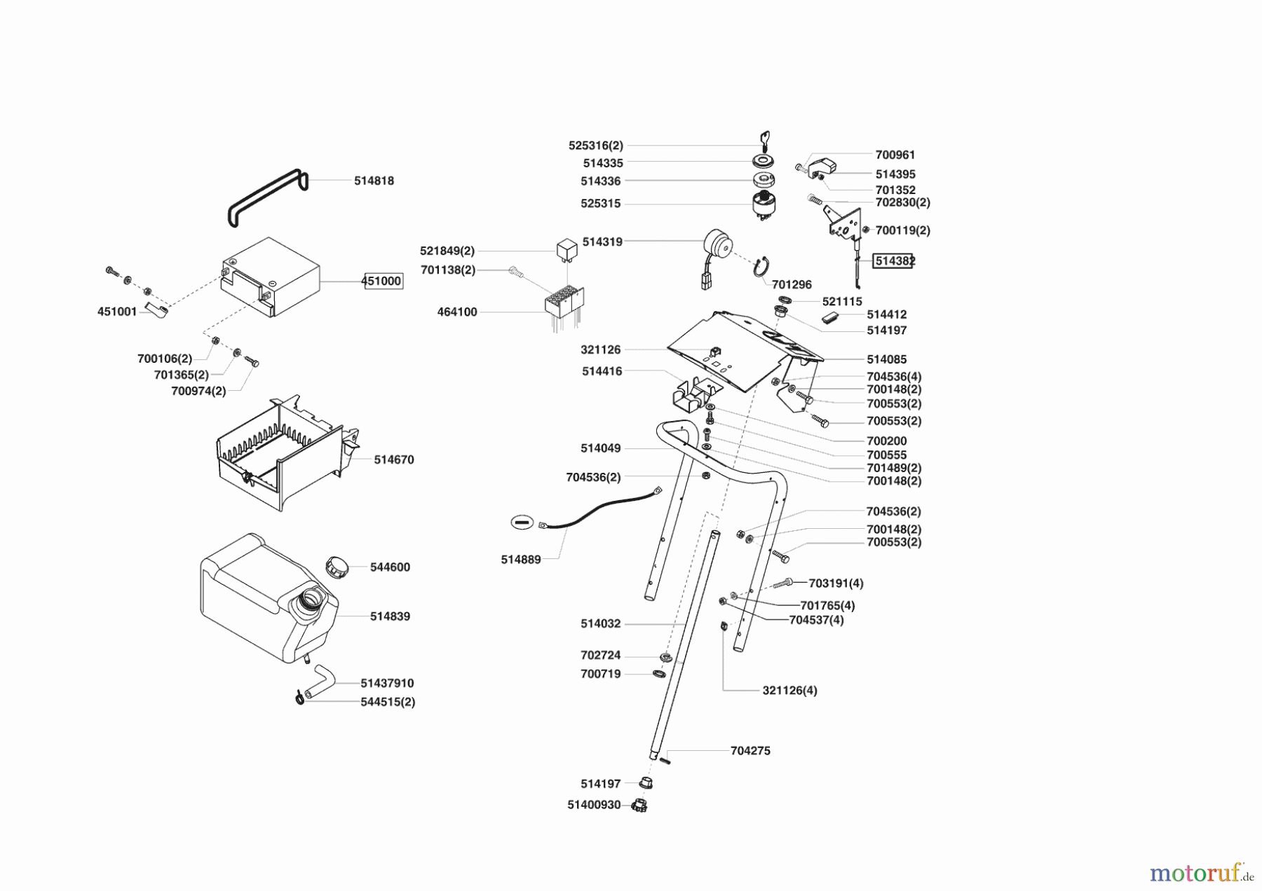 AL-KO Gartentechnik Rasentraktor COMFORT T 1000 HD 10/2007 - 11/2008 Seite 6