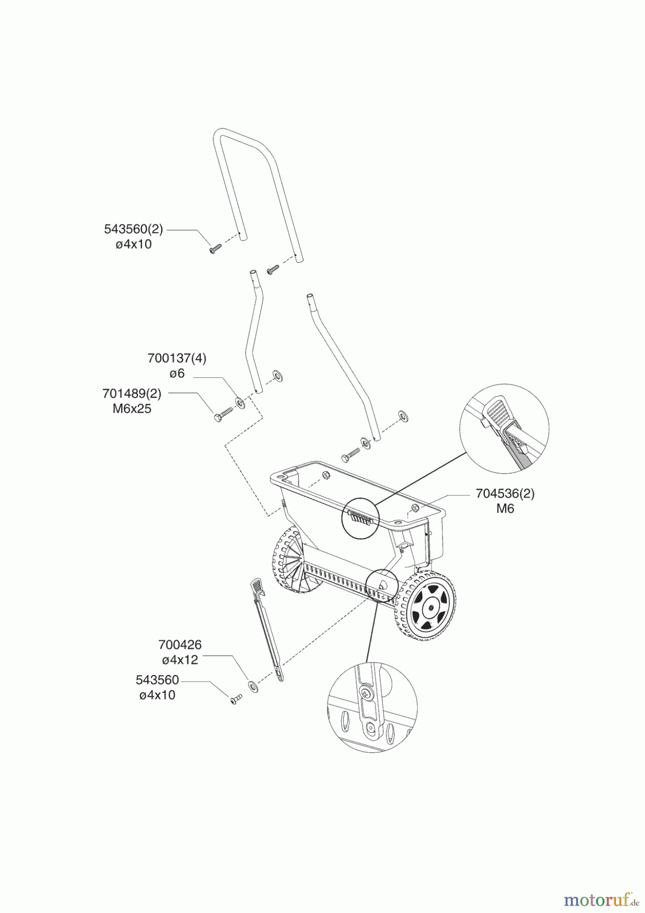 Ginge Gartentechnik Düngerstreuer US 45-22 Seite 1
