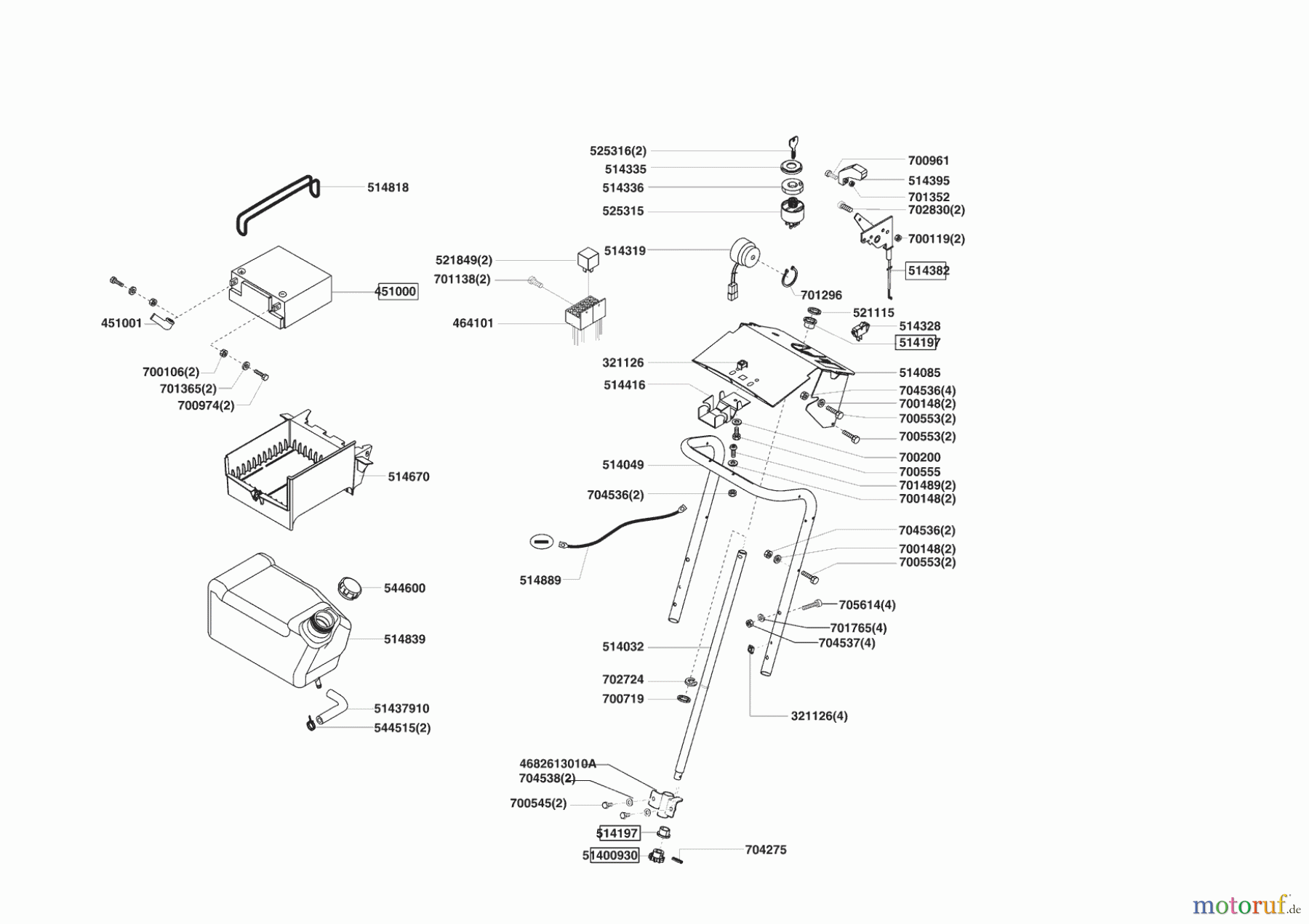  Powerline Gartentechnik Rasentraktor T 15-102 HD 11/2007 - 02/2009 Seite 6