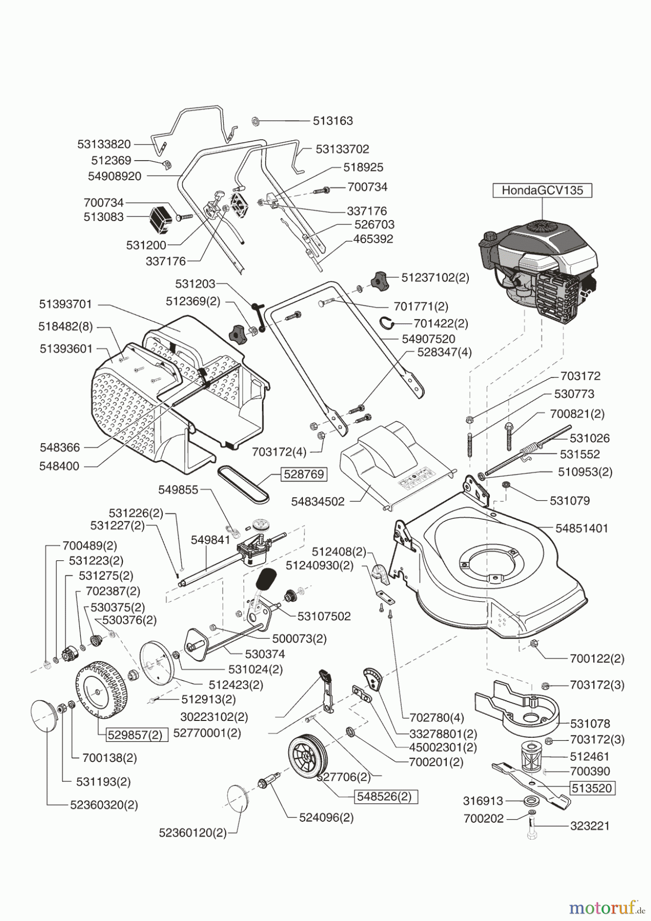 AL-KO Gartentechnik Benzinrasenmäher CL 4.6 BR-H 11/2007 Seite 1
