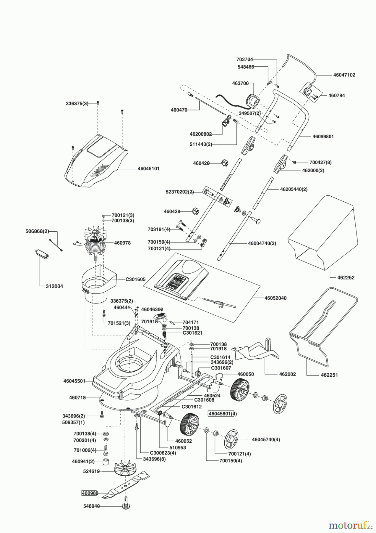 AL-KO Gartentechnik Elektrorasenmäher COMFORT 42 E 01/2008 - 10/2009 Seite 1