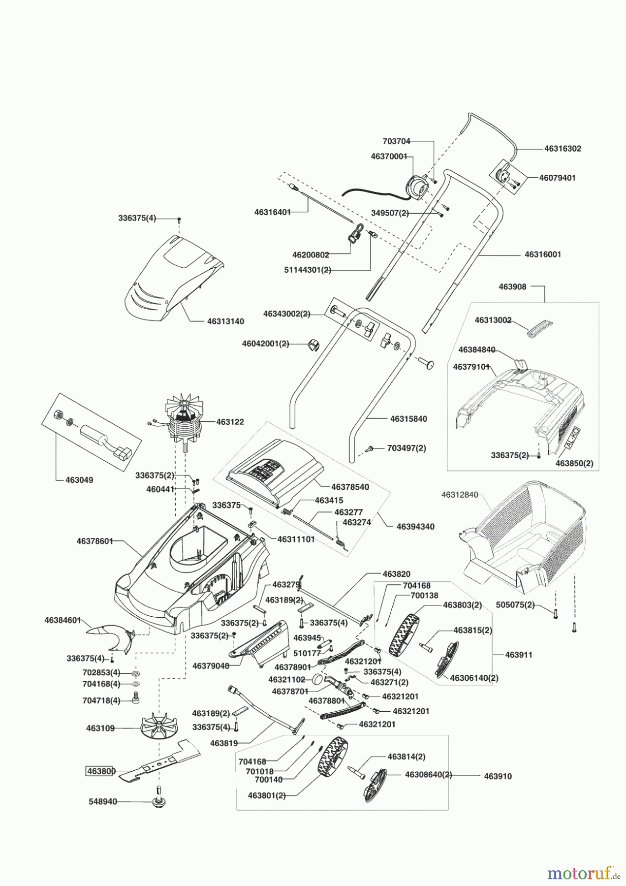 AL-KO Gartentechnik Elektrorasenmäher COMFORT 34 E 01/2008 Seite 1