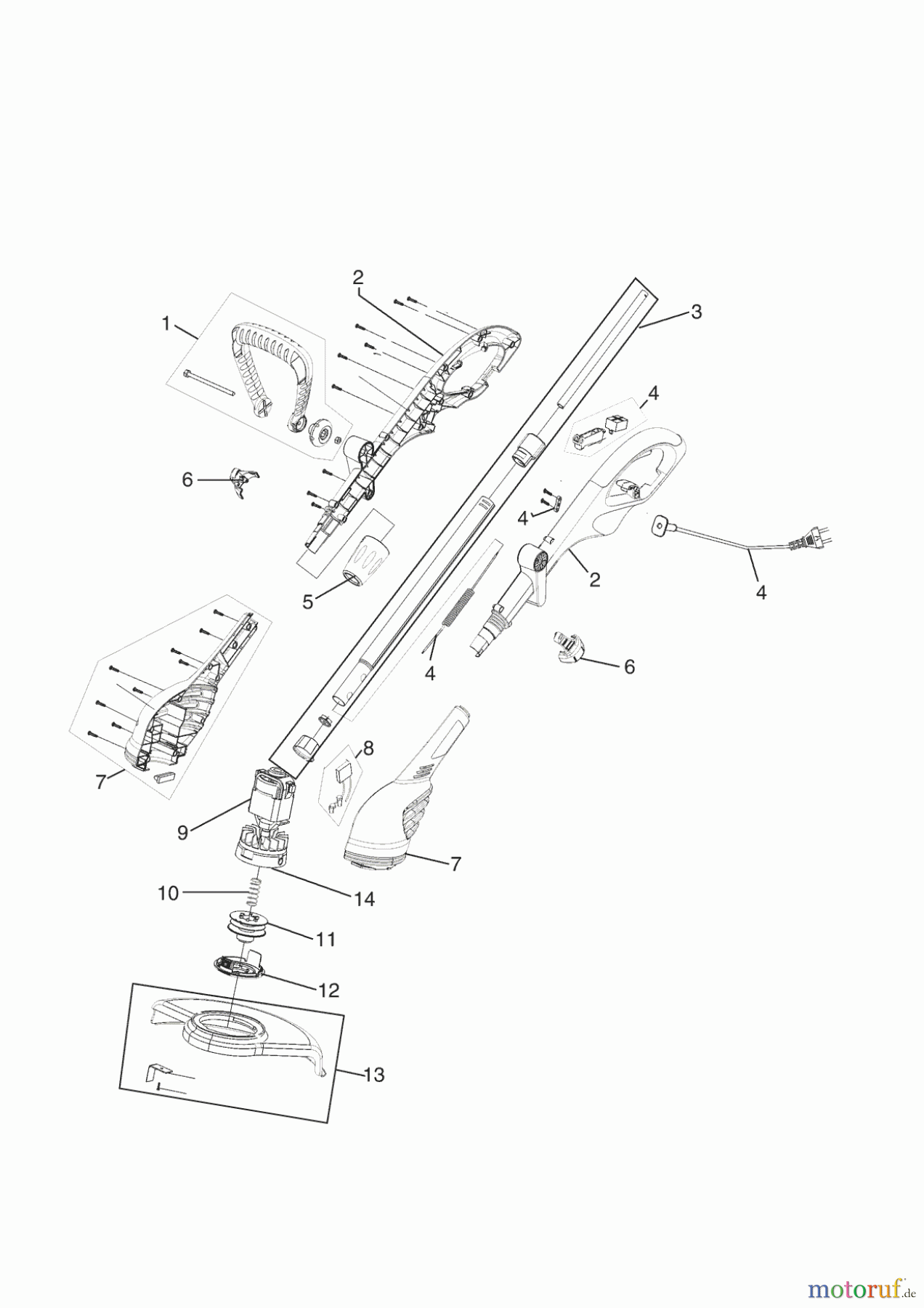 AL-KO Gartentechnik Rasentrimmer TE 450 Seite 1