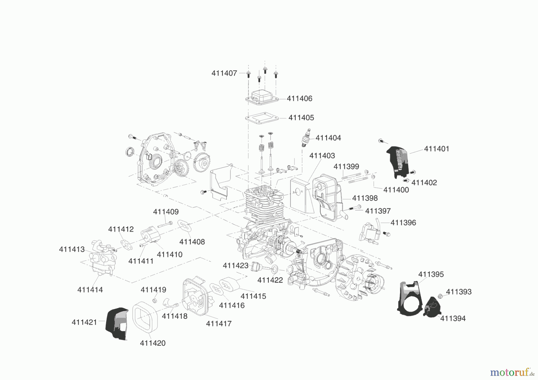 AL-KO Gartentechnik Benzinmotoren MOTOR 144F Seite 1