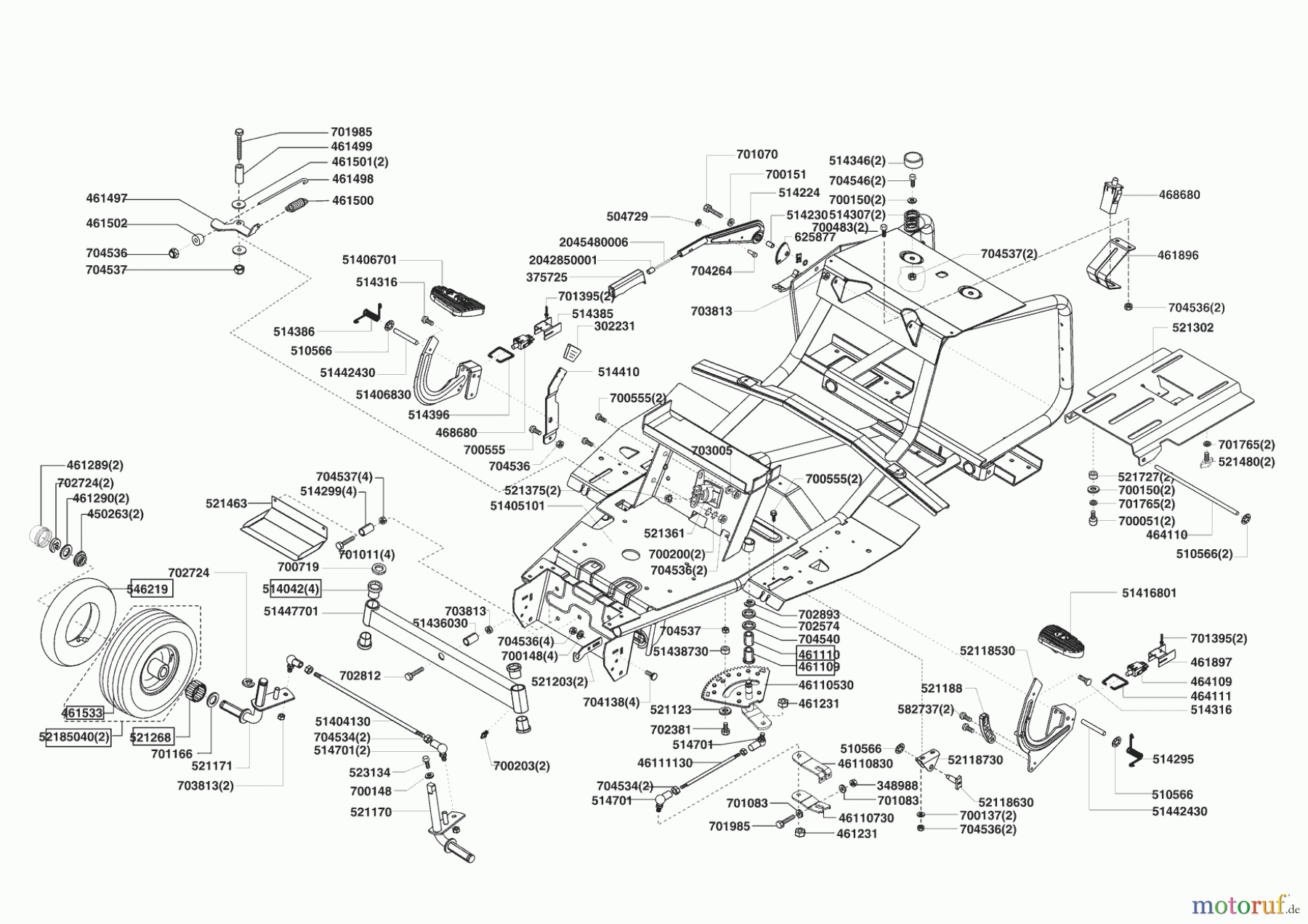  AL-KO Gartentechnik Rasentraktor NEW TEC T750 02/2008 - 02/2009 Seite 2