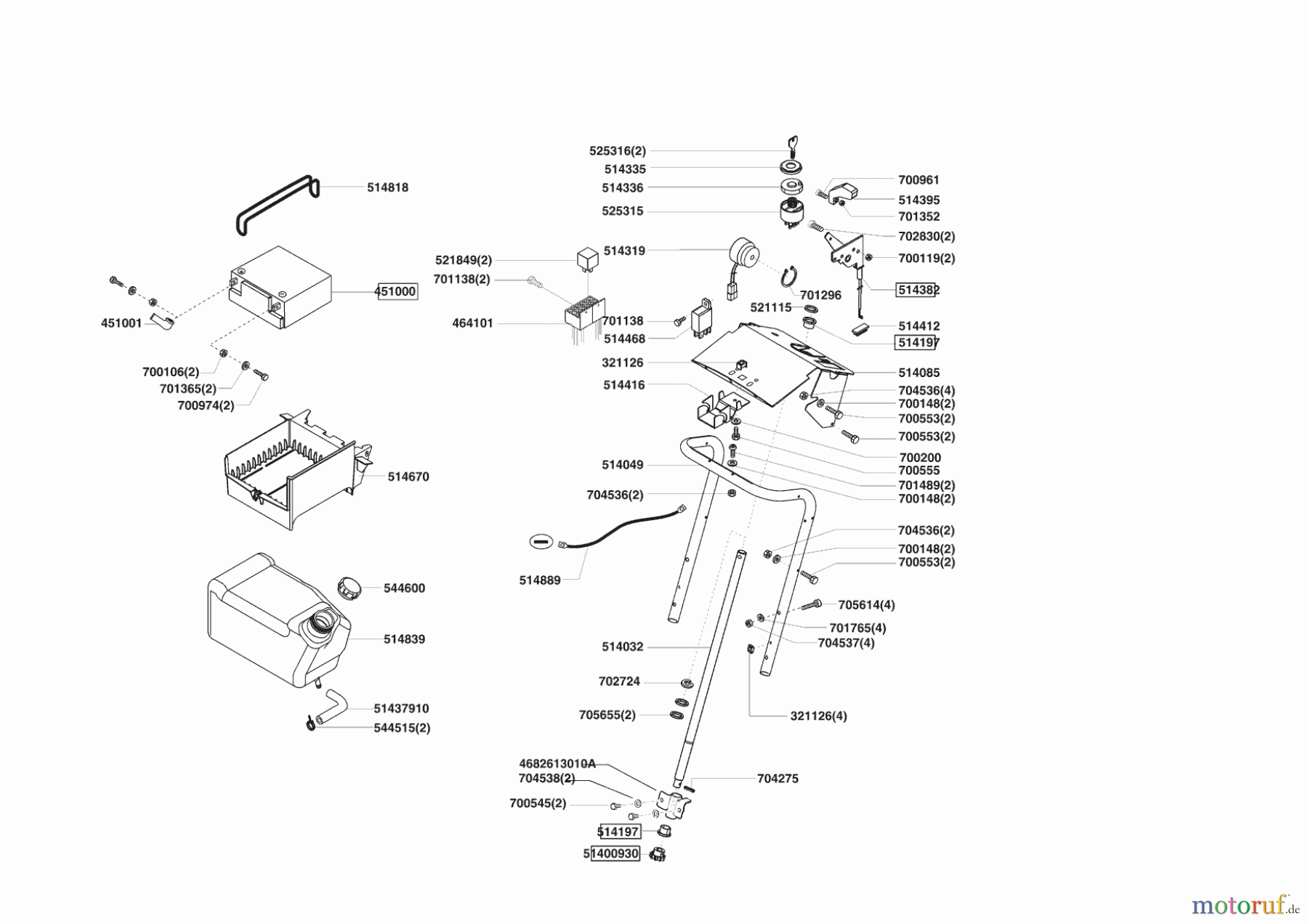  AL-KO Gartentechnik Rasentraktor COMFORT T750 ab 02/2008 Seite 6