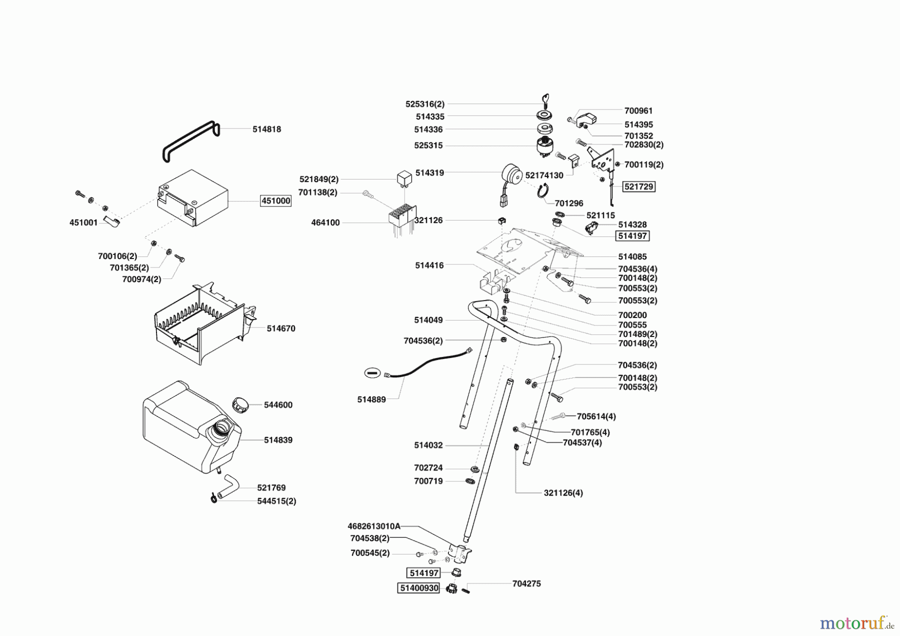  Powerline Gartentechnik Rasentraktor T20-102 HD II  02/2008 - 11/2008 Seite 6