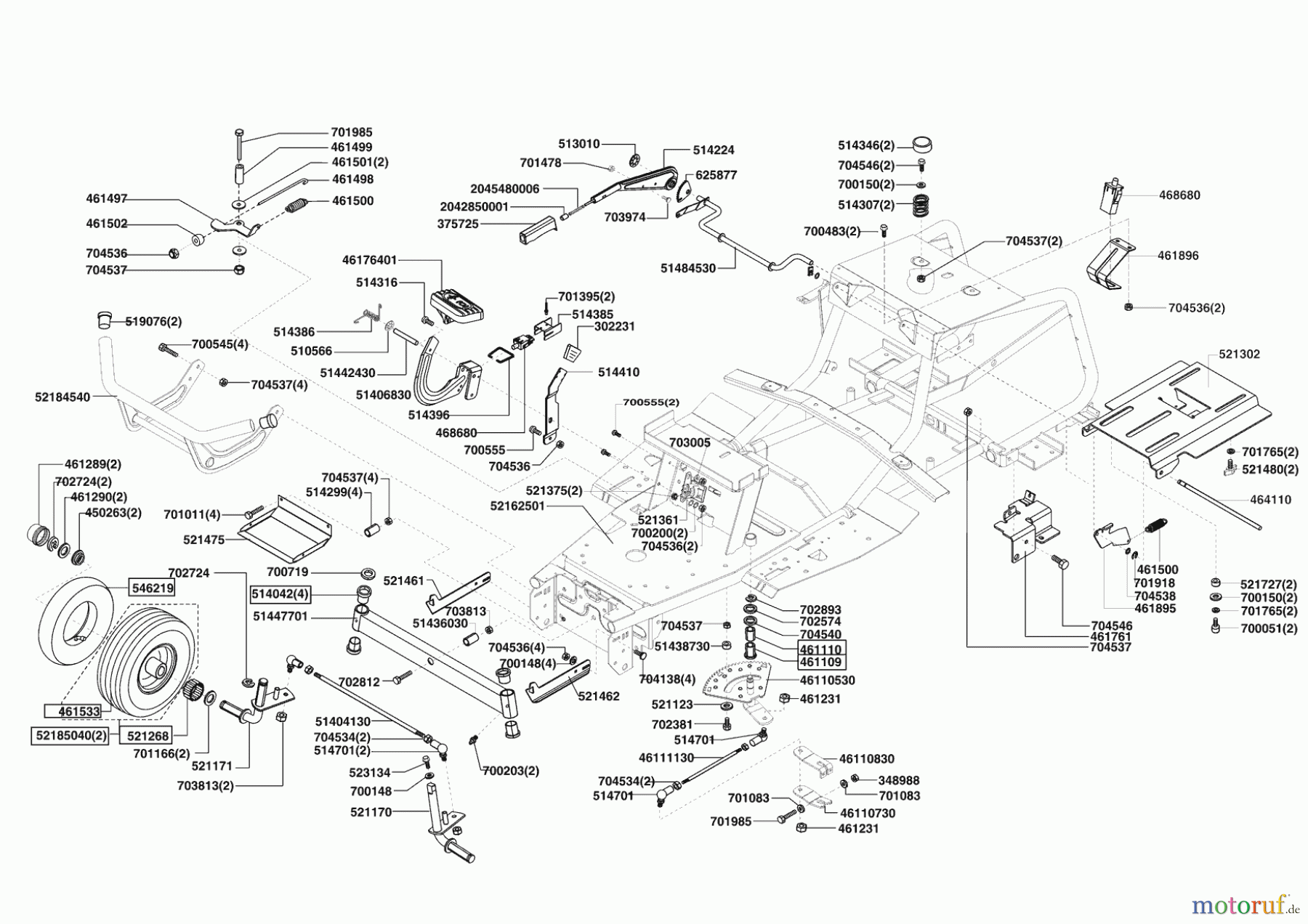 AL-KO Gartentechnik Rasentraktor T15-102 SPH-E 02/2008 - 11/2008 Seite 2