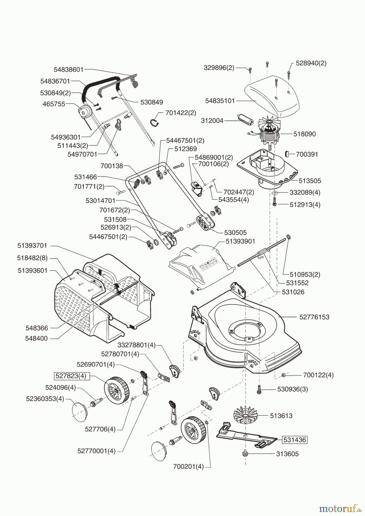  GARDENLINE Gartentechnik Elektrorasenmäher 47 E  03/2008 Seite 1
