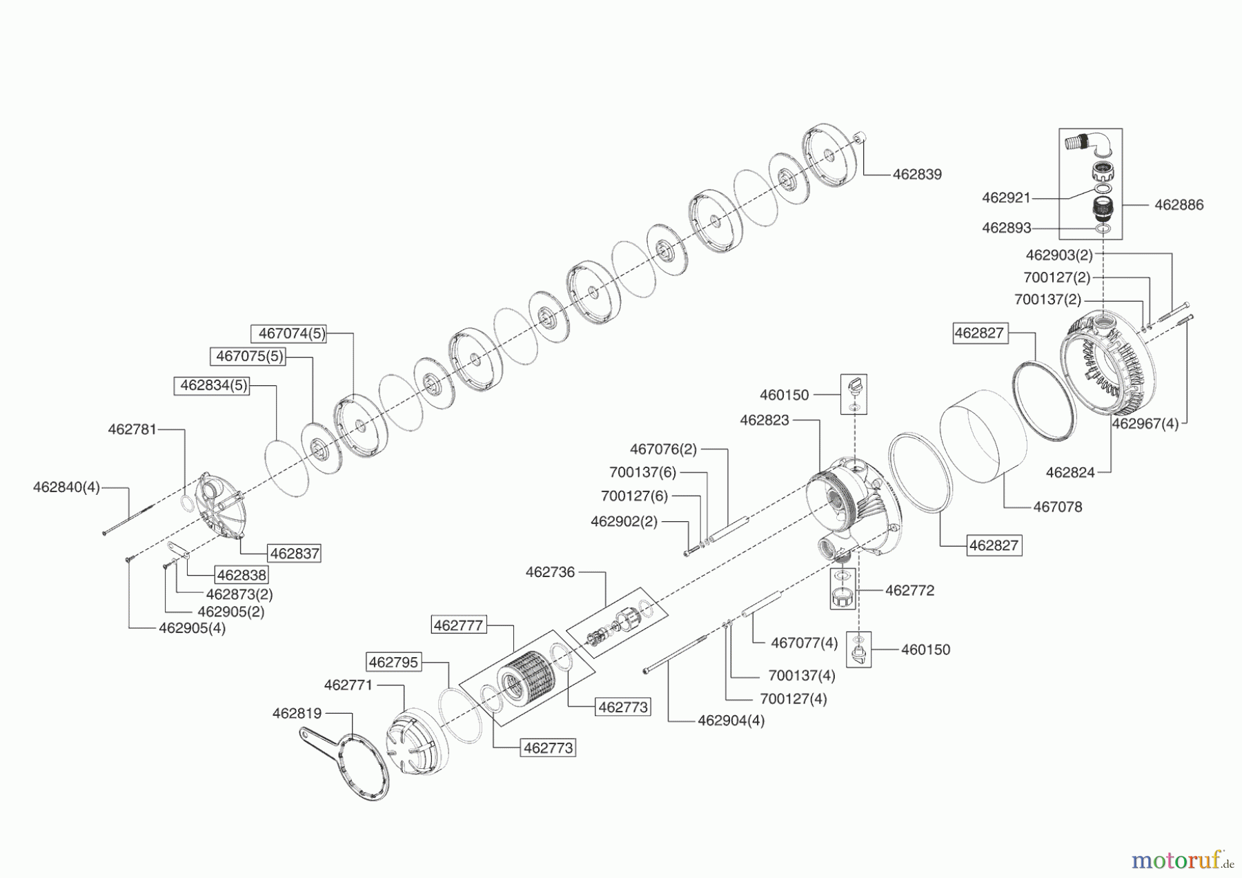  AL-KO Wassertechnik Hauswasserwerke HWF 1400 INOX 08/2008 - 11/2010 Seite 2