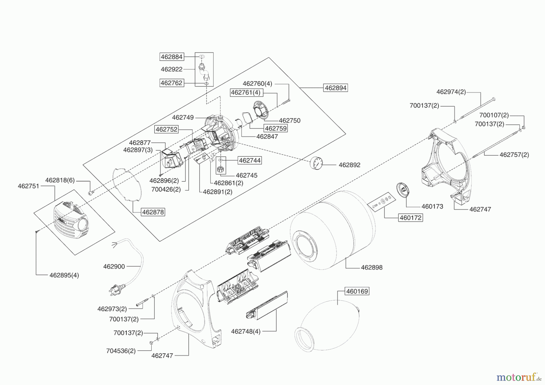 AL-KO Wassertechnik Hauswasserwerke HWF 1400 INOX 08/2008 - 11/2010 Seite 3