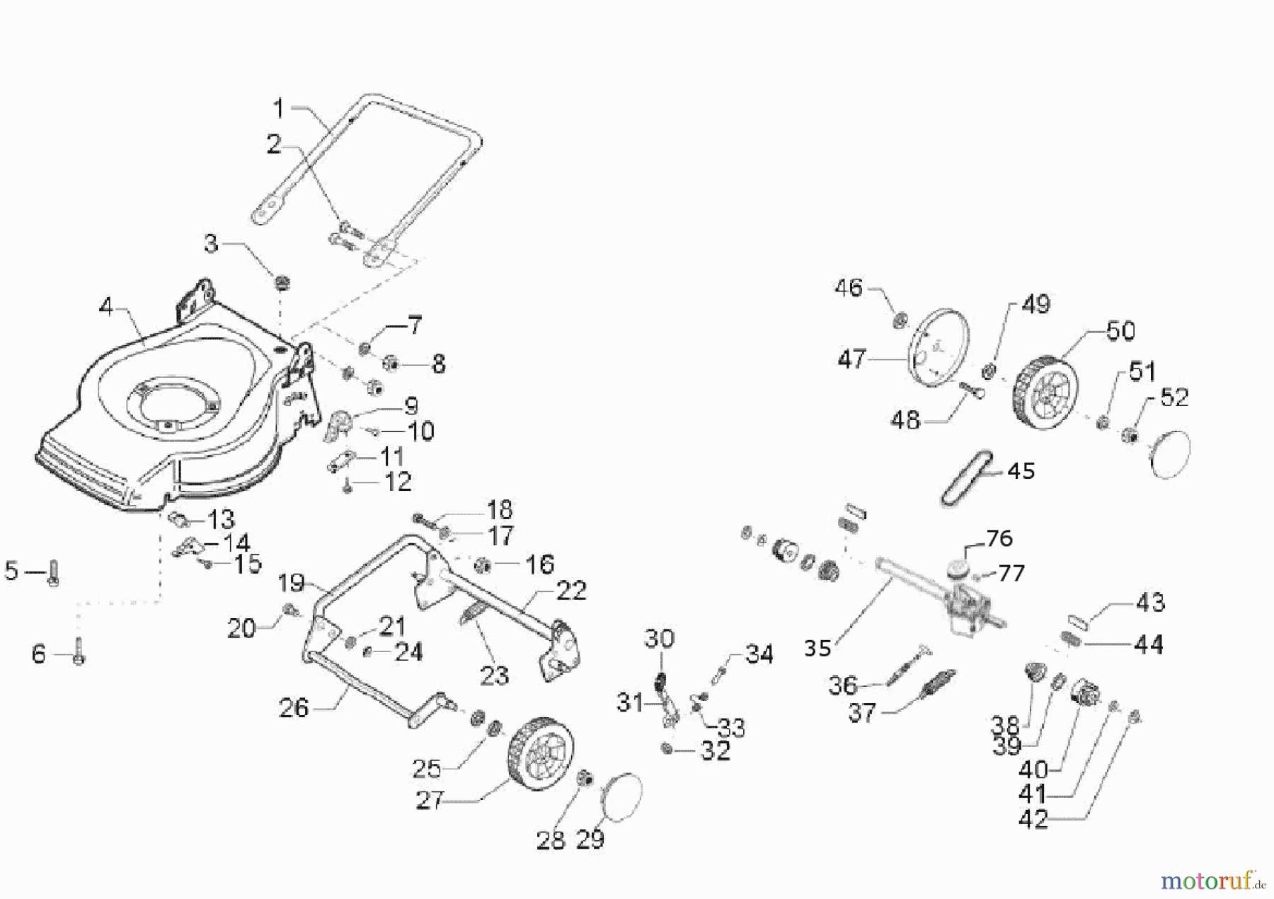  Solo by AL-KO Gartentechnik Benzinrasenmäher 547RX ET 082008 Druck 9 547 701 08/2008 [SN: ET 082008 Druck 9 547 701] - 05/2010 [SN: ET 052010 Druck 9 547 702] Seite 2