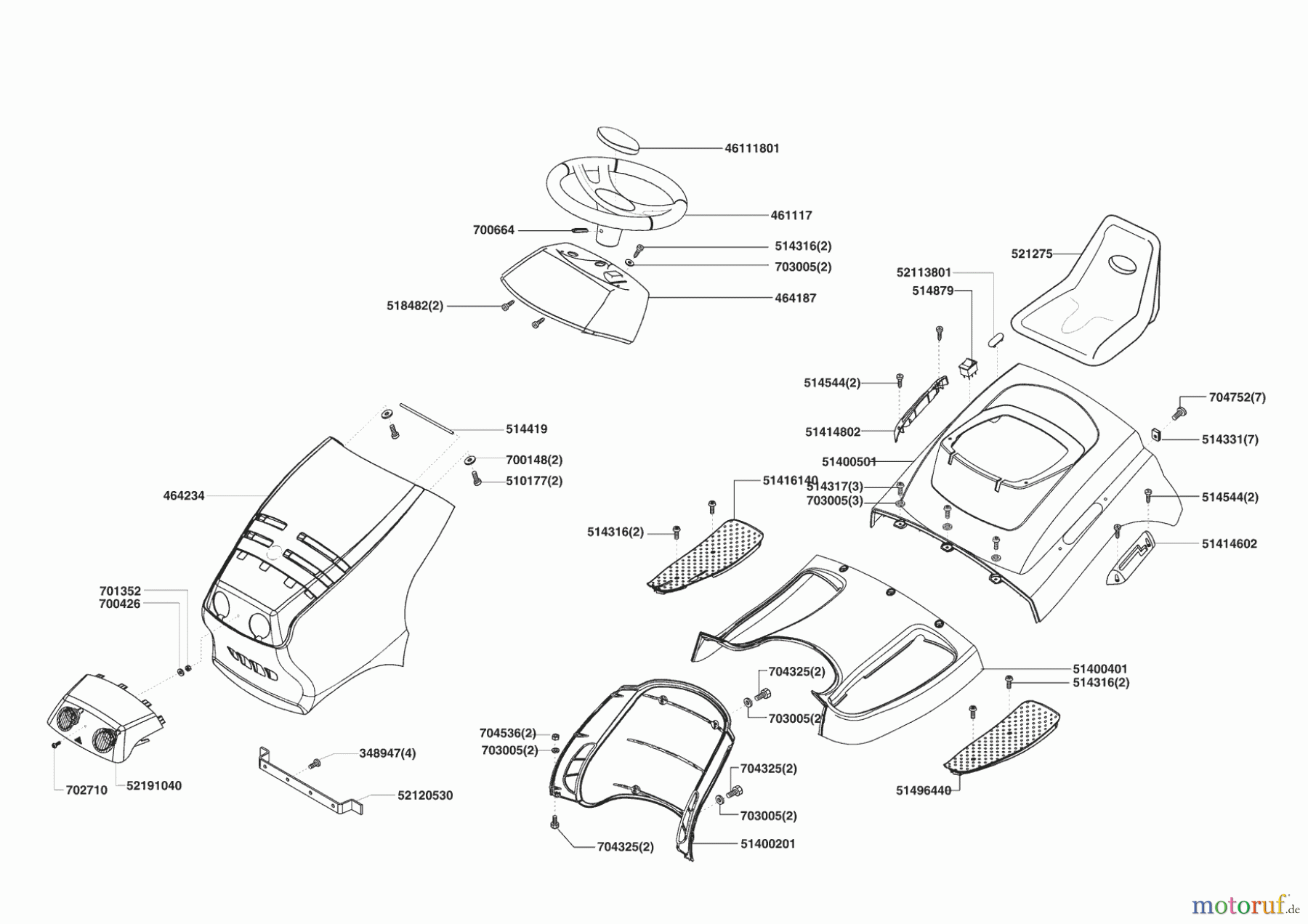 AL-KO Gartentechnik Rasentraktor COMFORT T 950 09/2008 - 02/2009 Seite 1