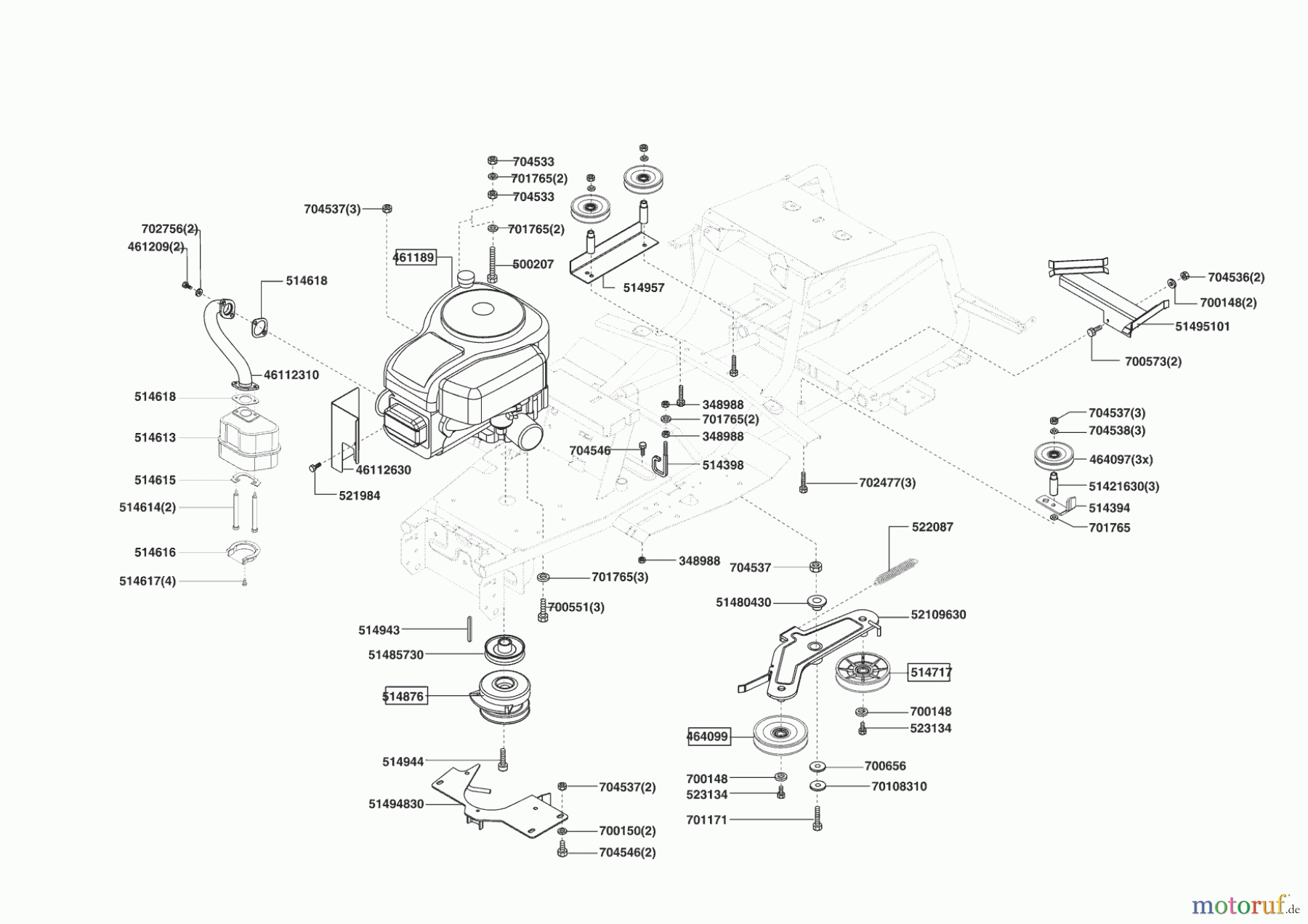 AL-KO Gartentechnik Rasentraktor COMFORT T 950 09/2008 - 02/2009 Seite 4