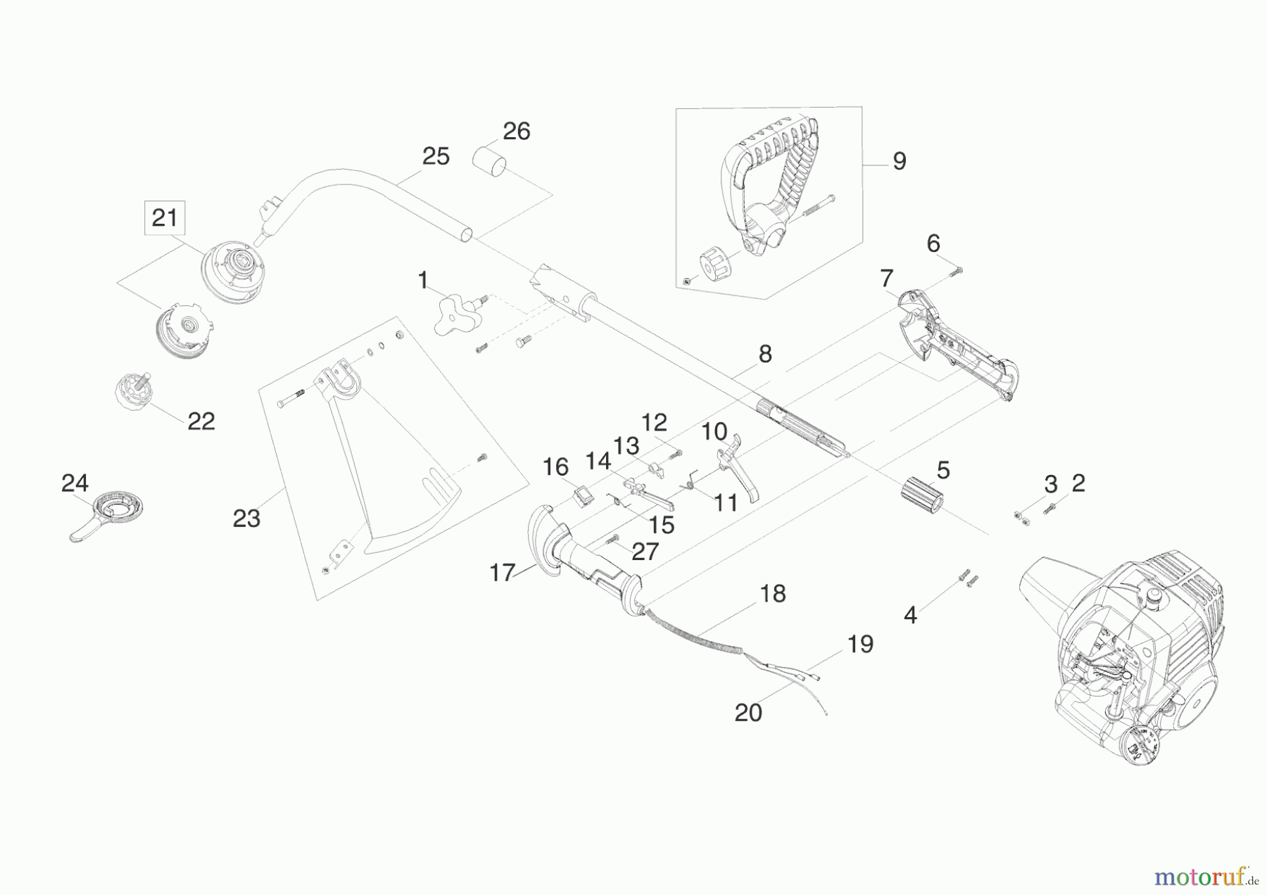 O.K. Gartentechnik Motorsensen MS 250 BAUMAX Seite 1