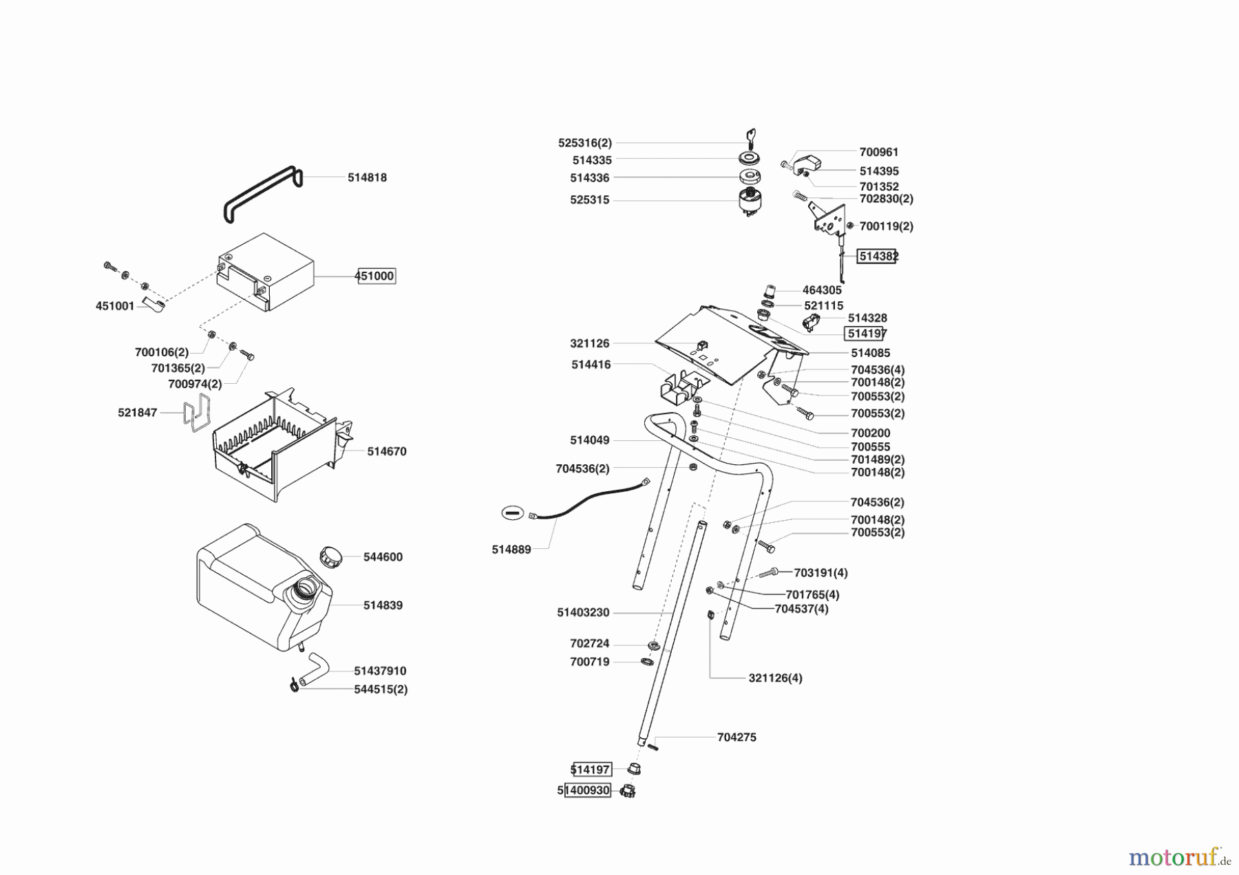Powerline Gartentechnik Rasentraktor T15-102 S BIO-COMBI ab 11/2008 Seite 6