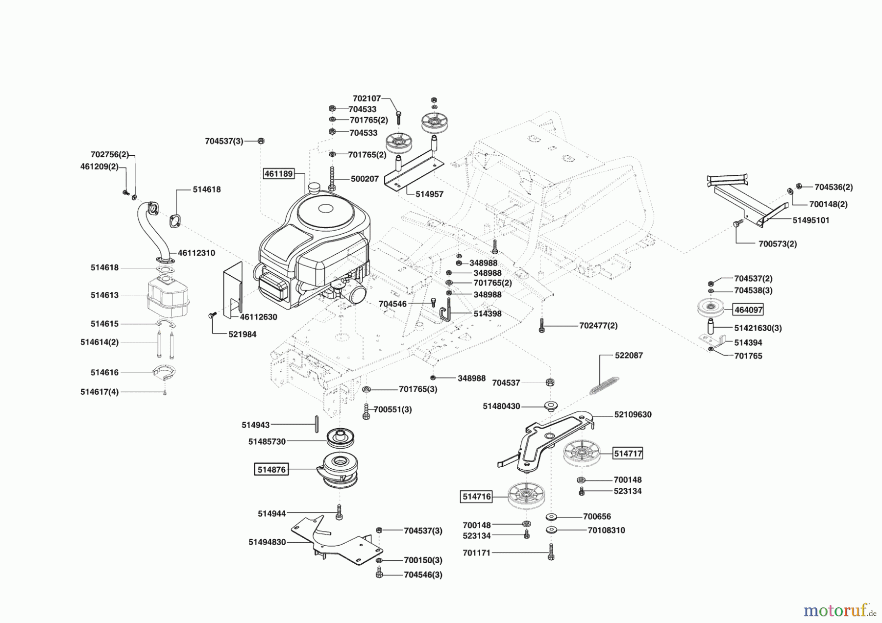 AL-KO Gartentechnik Rasentraktor T 13-102 S Bio-Combi ab 11/2008 Seite 4