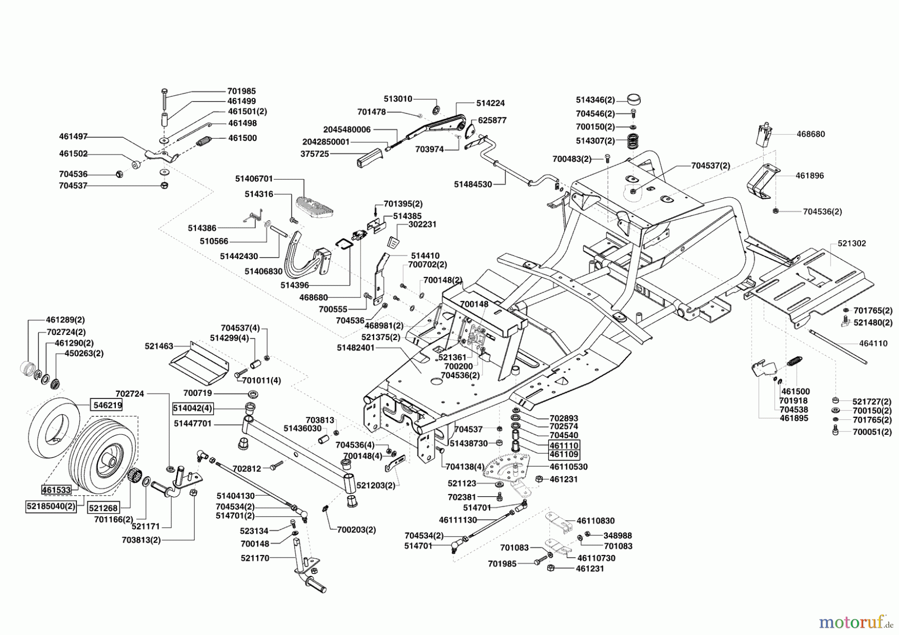 AL-KO Gartentechnik Rasentraktor Comfort T1000 11/2008 - 02/2009 Seite 2
