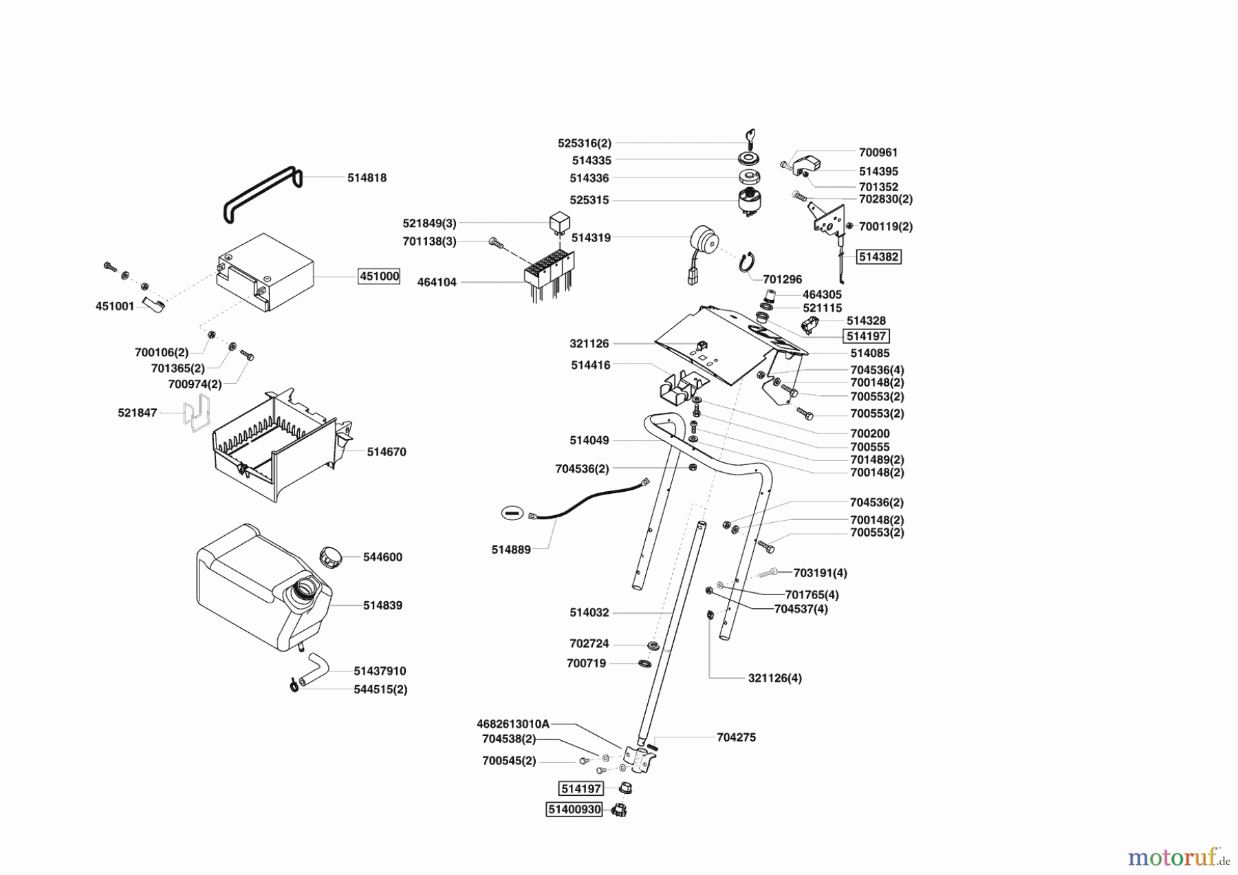 Powerline Gartentechnik Rasentraktor T 18-102 HDE 11/2008 - 02/2009 Seite 6