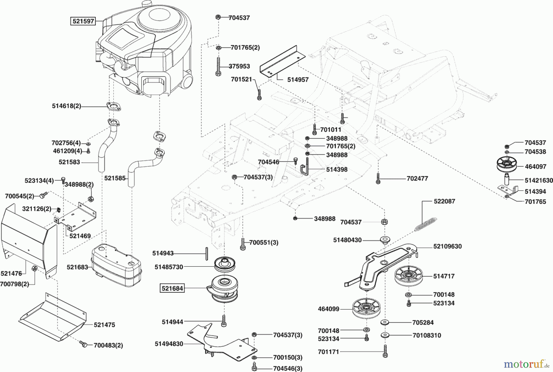  Powerline Gartentechnik Rasentraktor T 20-102 HD 11/2008 - 02/2009 Seite 4