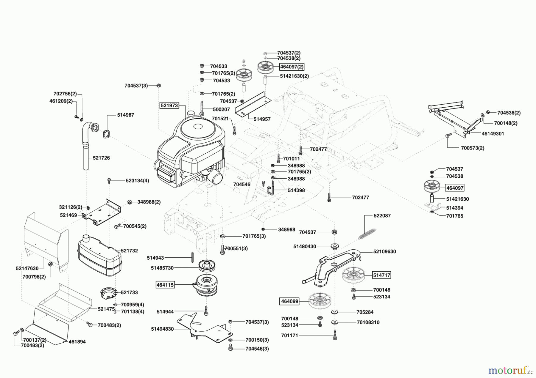 Powerline Gartentechnik Rasentraktor T18-102 HD 11/2008 - 02/2009 Seite 4