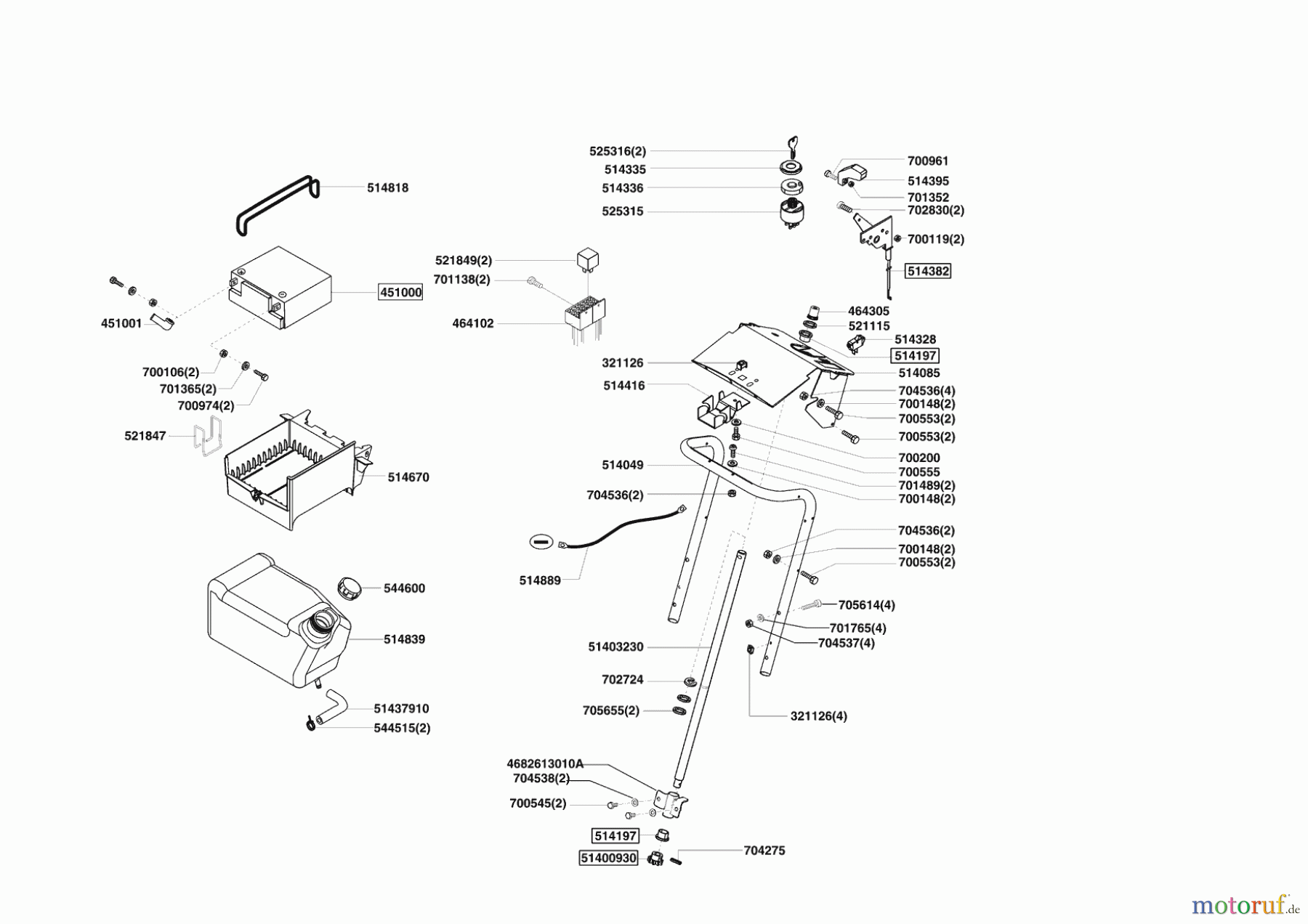 Powerline Gartentechnik Rasentraktor T18-102 HDS 11/2008 - 11/2009 Seite 6