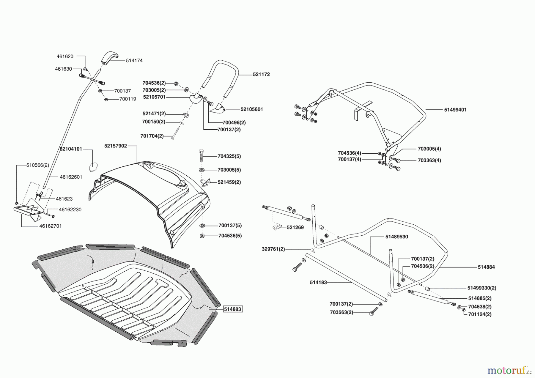 Powerline Gartentechnik Rasentraktor T20-102 HD II 11/2008 - 02/2009 Seite 7