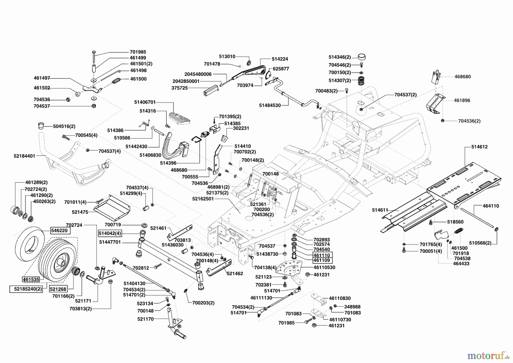  AL-KO Gartentechnik Rasentraktor T18-102 HDE Lux HVC  11/2008 - 02/2009 Seite 2