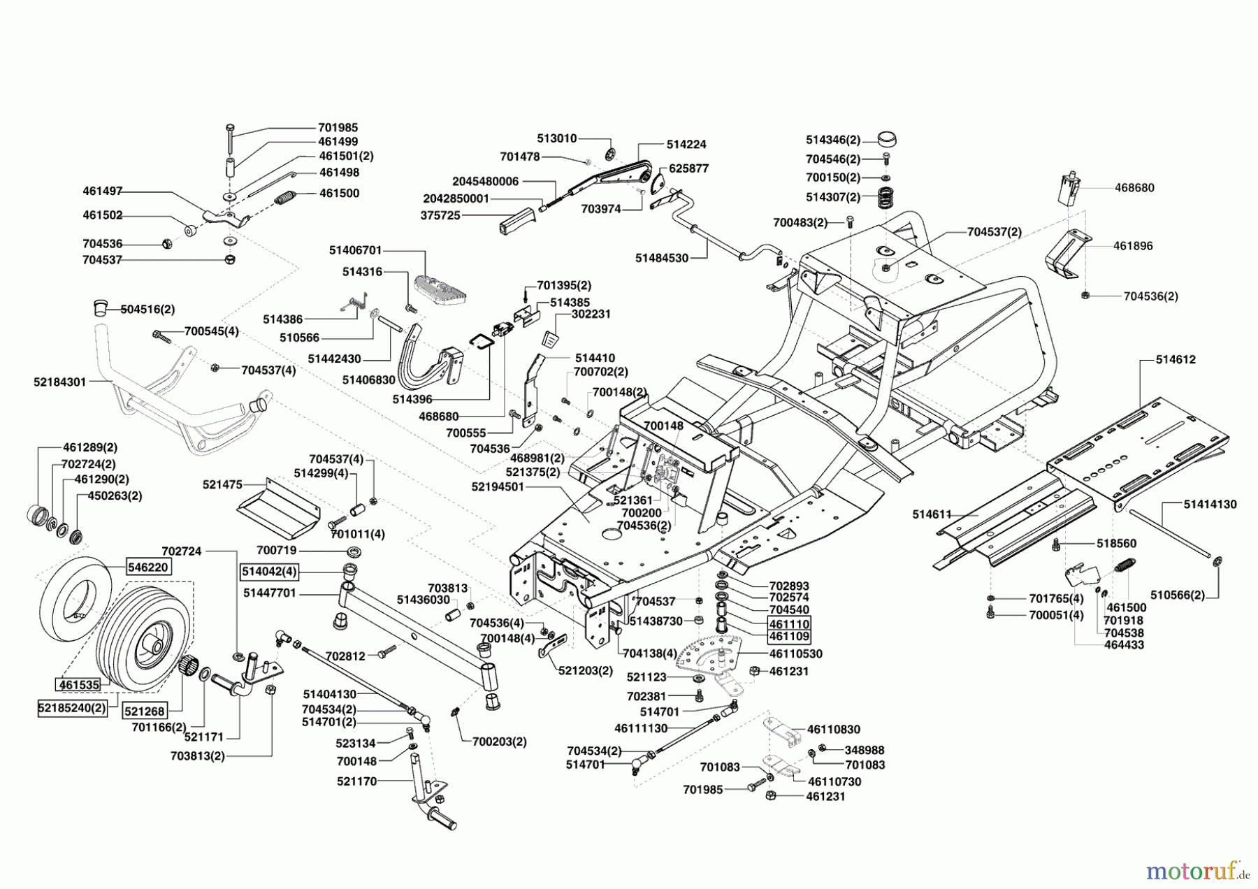 AL-KO Gartentechnik Rasentraktor T13-102 S BIO-COMBI HVC 11/2008 - 02/2009 Seite 2