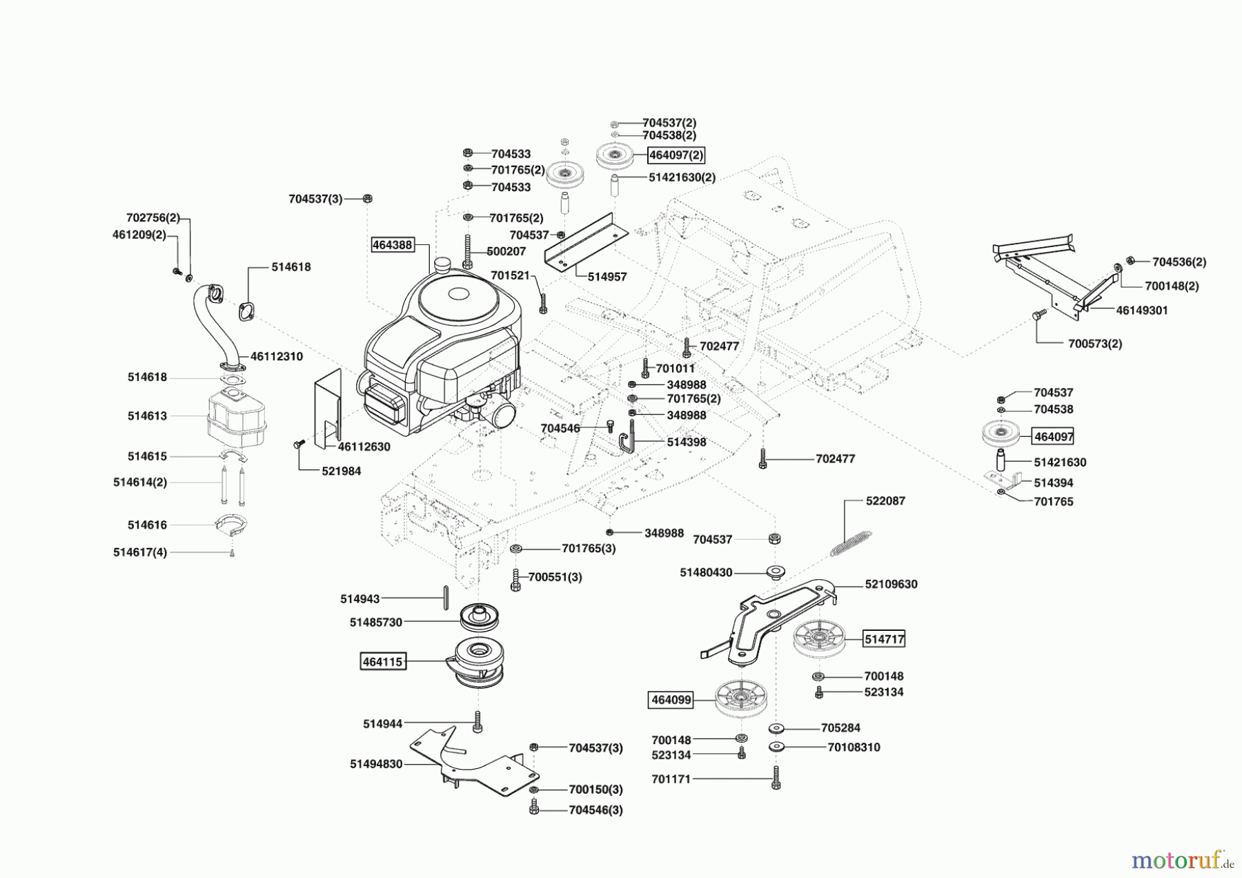  AL-KO Gartentechnik Rasentraktor  T13-102 HDS BIO-COMBI HVC  11/2008 - 02/2009 Seite 4