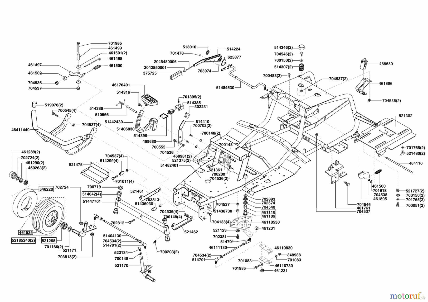  AL-KO Gartentechnik Rasentraktor T18-102 HD MASPORT  11/2008 Seite 2