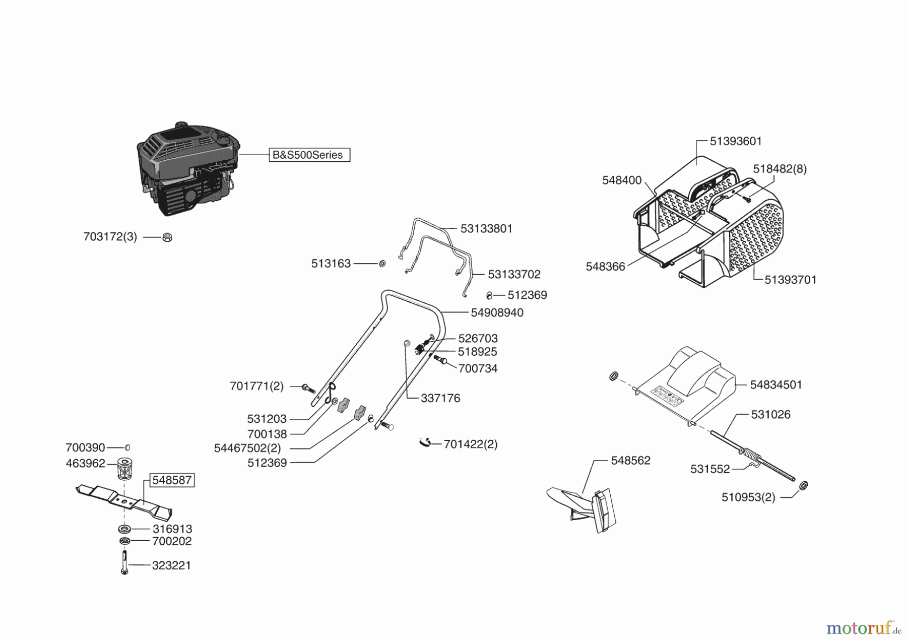 AL-KO Gartentechnik Benzinrasenmäher SUPERMAX 47 BR Seite 1