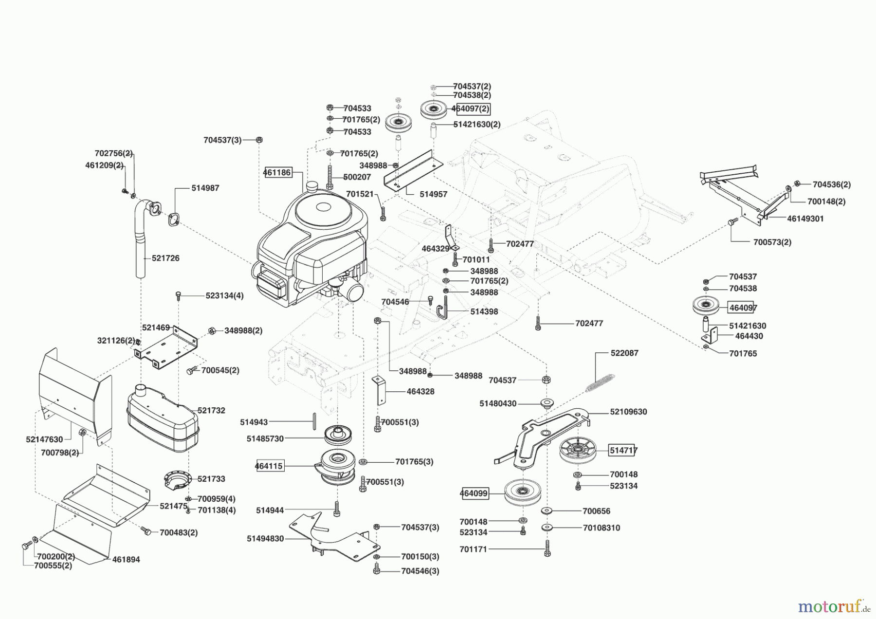  Powerline Gartentechnik Rasentraktor T 16-102 SP-H  12/2008 - 03/2009 Seite 4