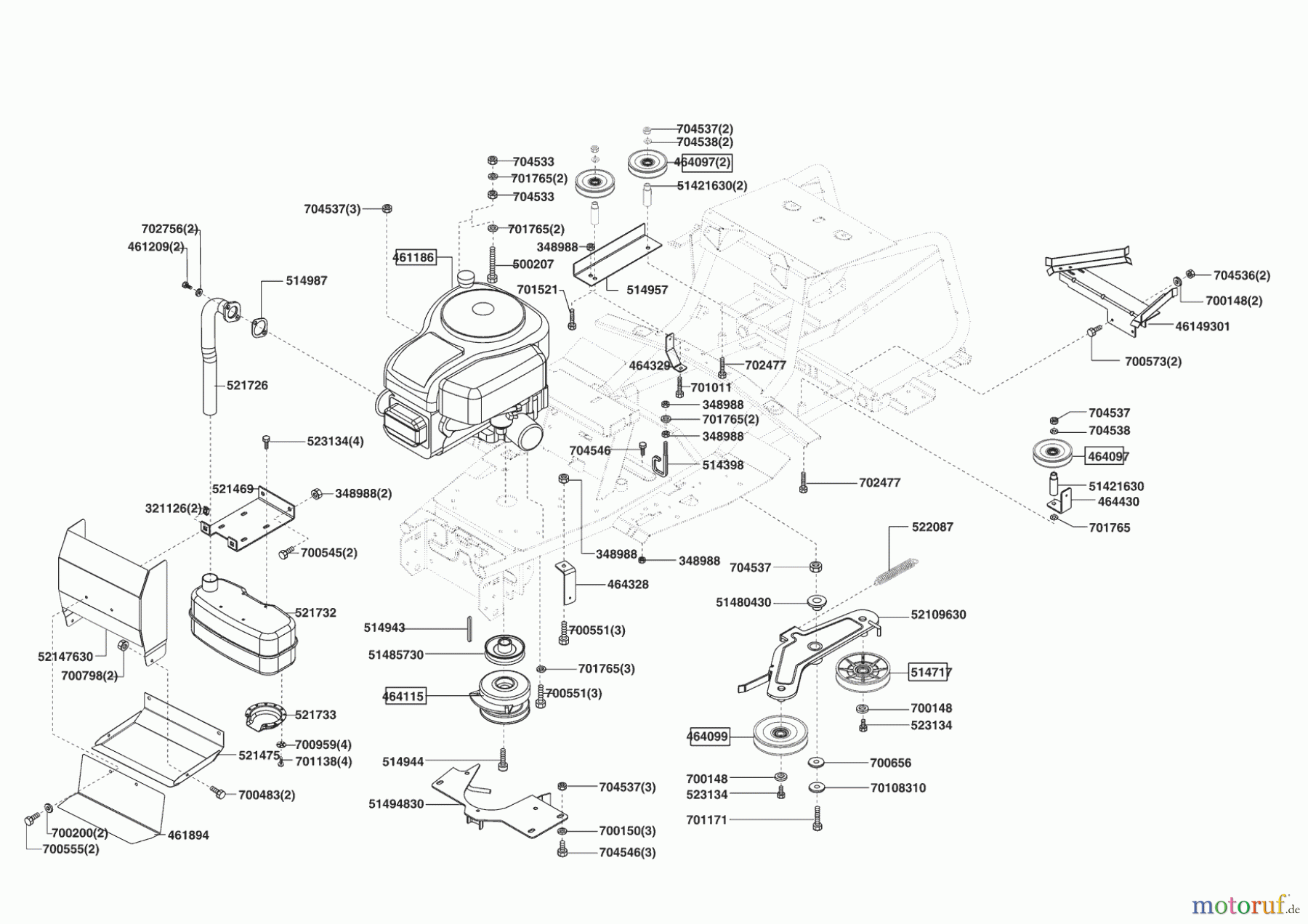 Powerline Gartentechnik Rasentraktor T 15-92 HDE 12/2008 - 03/2009 Seite 4
