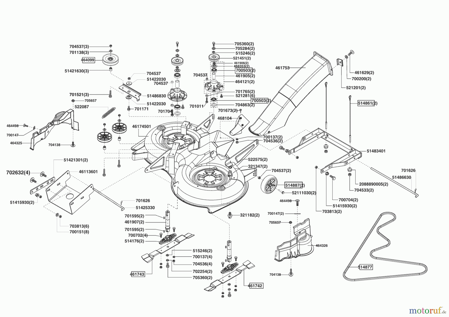 Powerline Gartentechnik Rasentraktor T 15-92 HDE 12/2008 - 03/2009 Seite 5