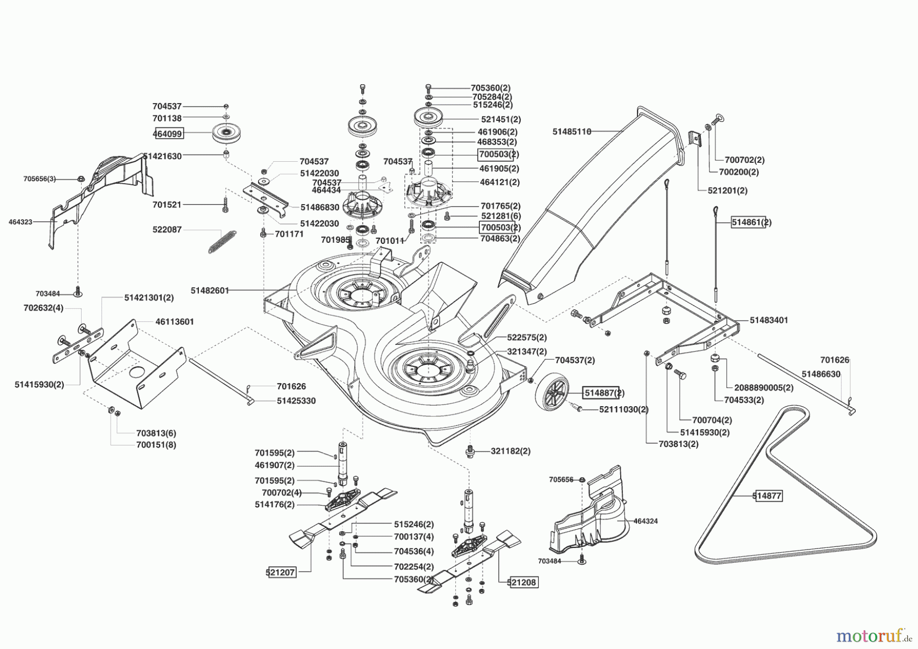 AL-KO Gartentechnik Rasentraktor Comfort T 1000 HD (F) 12/2008 - 03/2009 Seite 5
