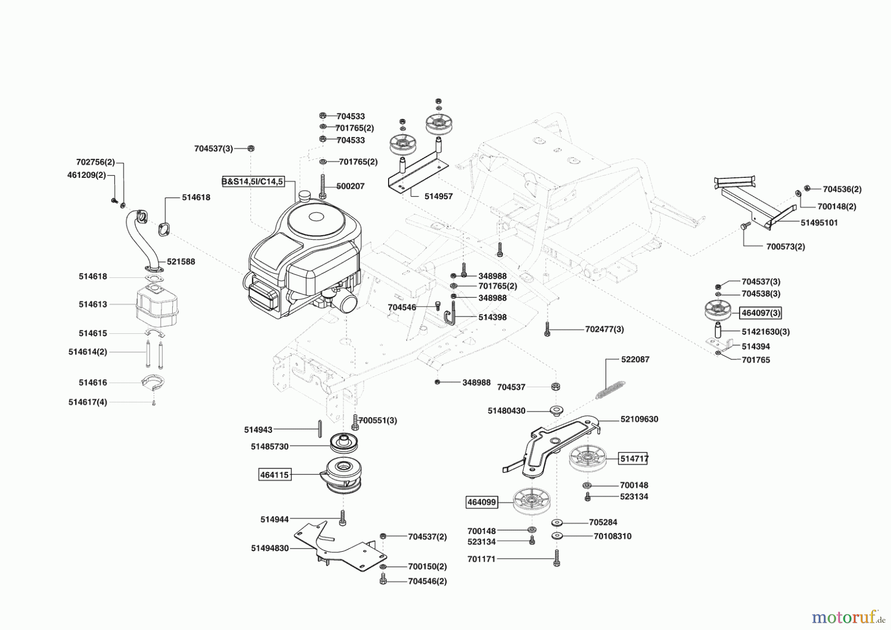 AL-KO Gartentechnik Rasentraktor Comfort T1000 02/2009 - 07/2012 Seite 4