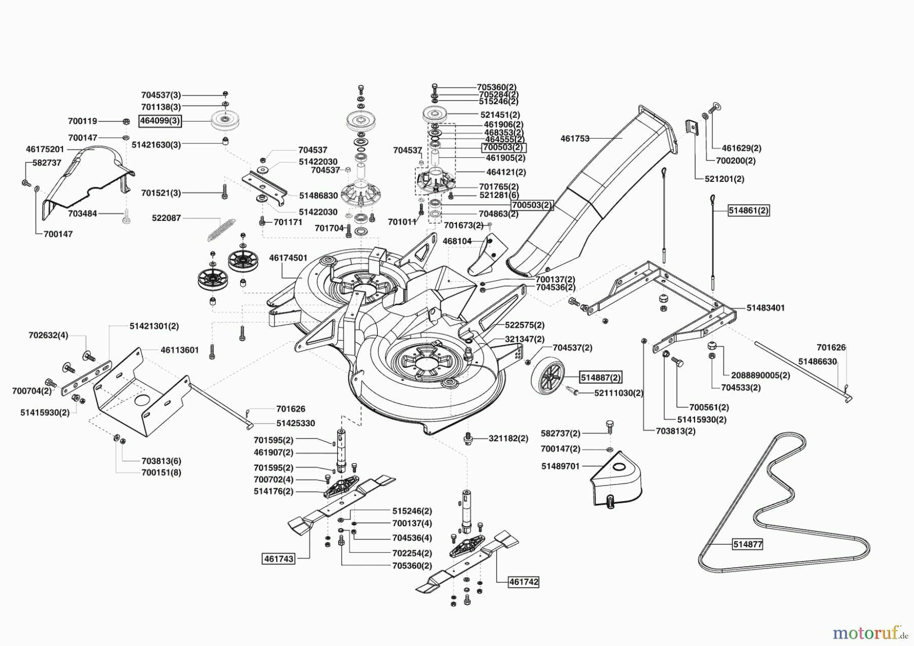 Powerline Gartentechnik Rasentraktor T 15-92 HD-K 02/2009 - 11/2009 Seite 5