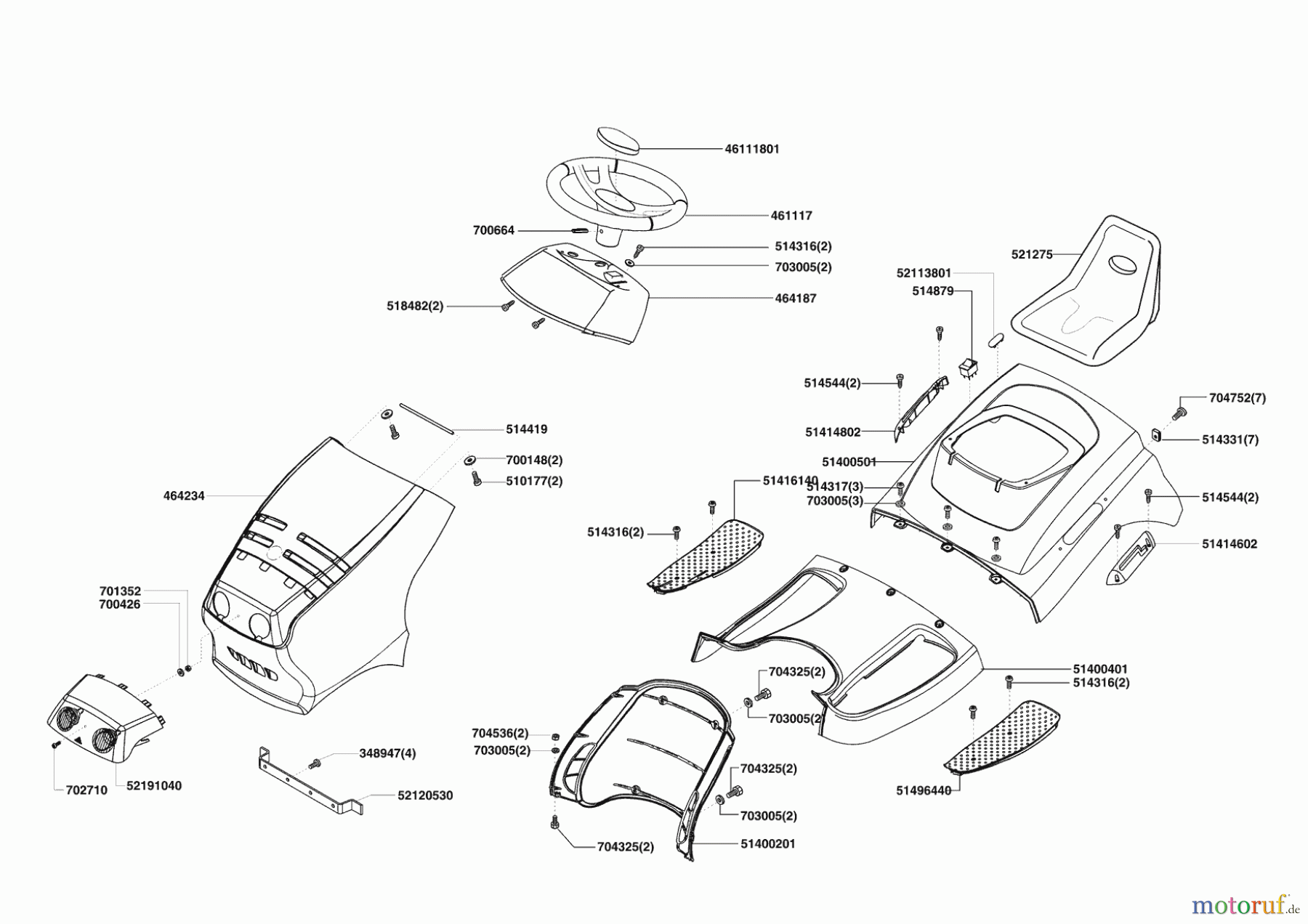 AL-KO Gartentechnik Rasentraktor COMFORT T 950 02/2009 - 01/2010 Seite 1