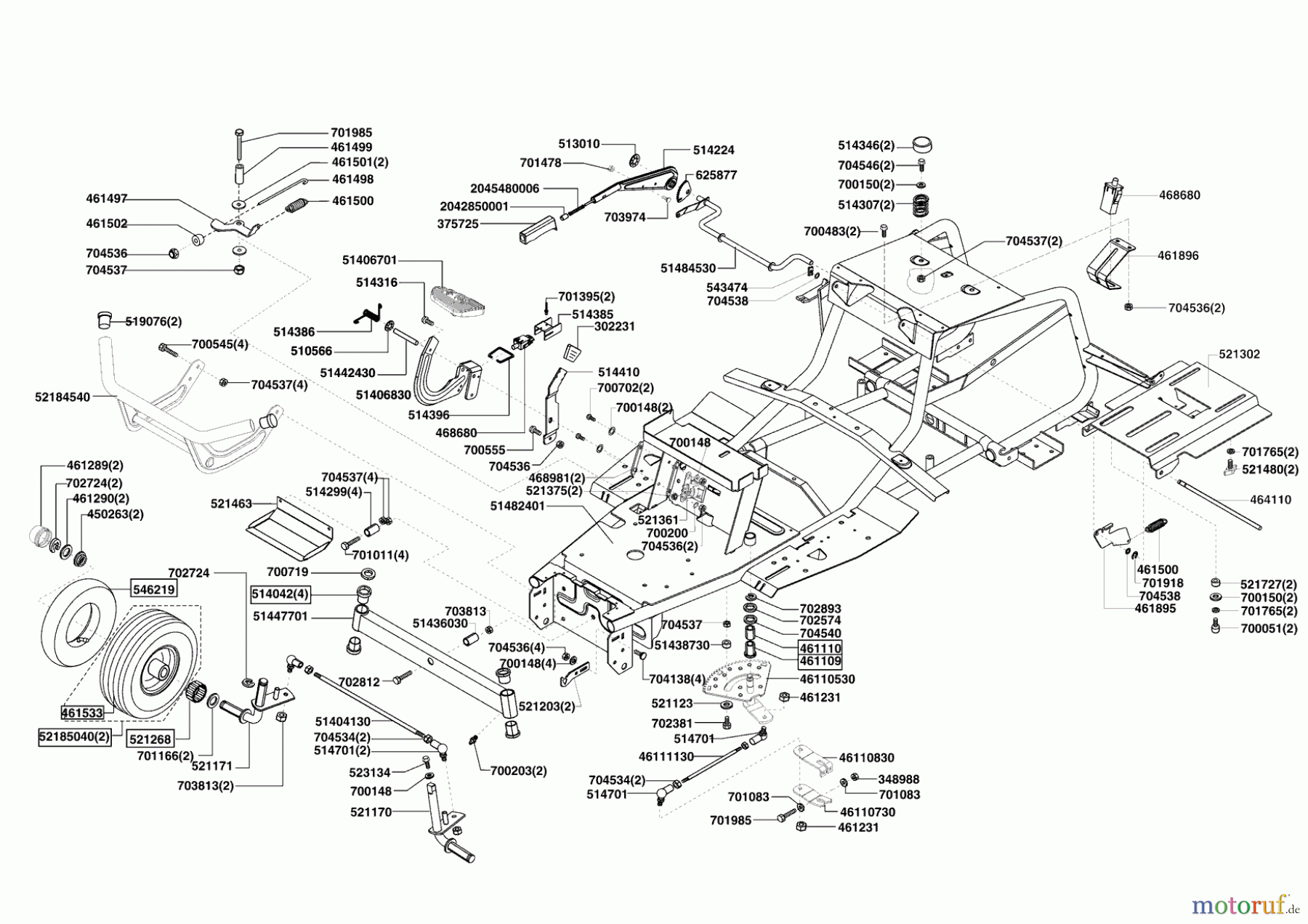 AL-KO Gartentechnik Rasentraktor COMFORT T 950 02/2009 - 01/2010 Seite 2