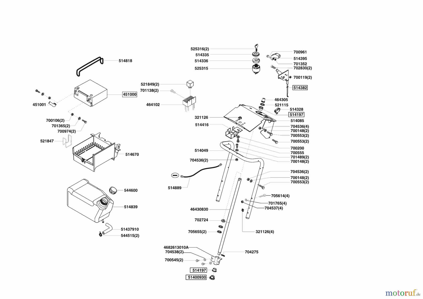 AL-KO Gartentechnik Rasentraktor T13-102 HDS BIO-COMBI HVC ab 02/2009 Seite 6