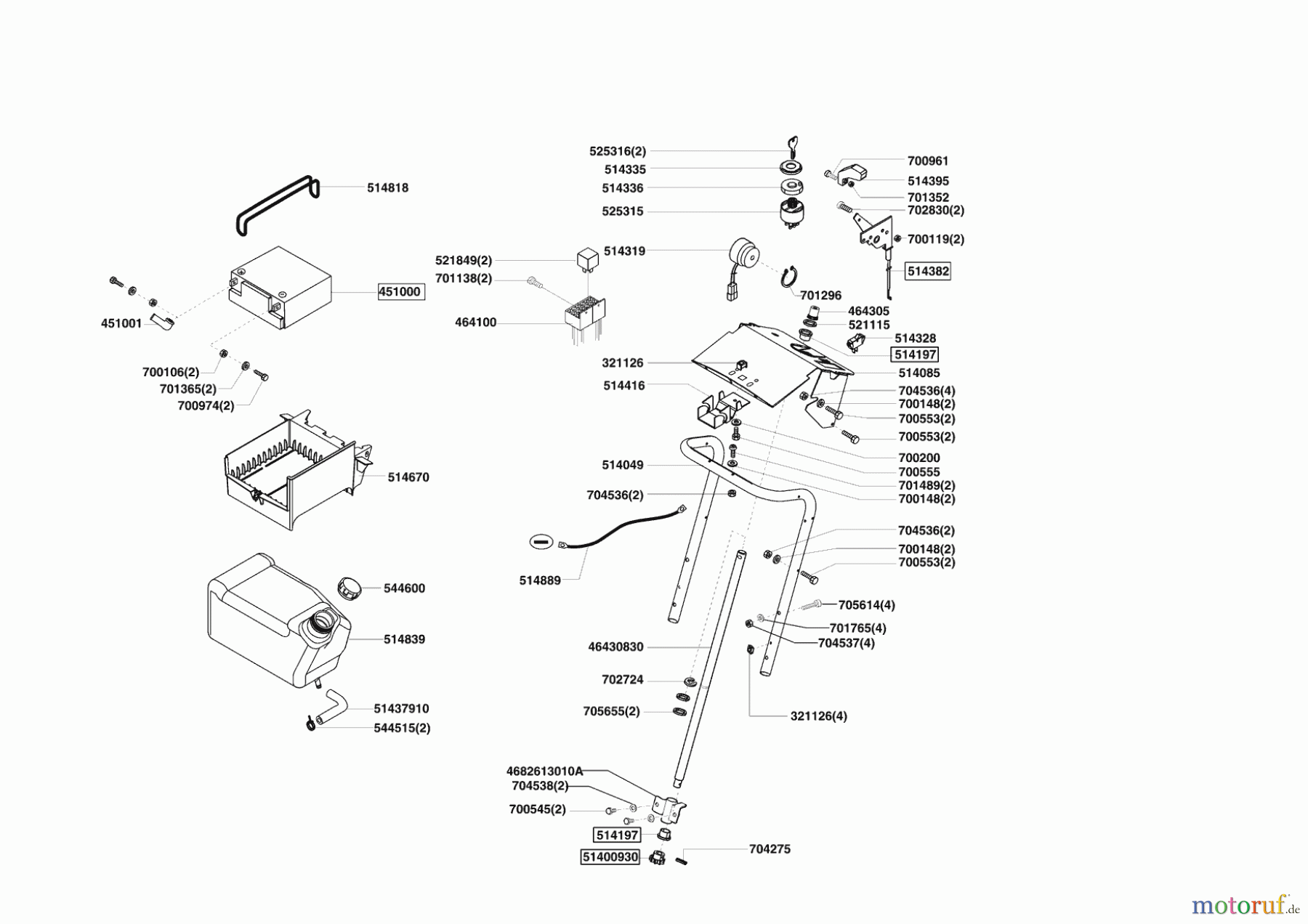 Powerline Gartentechnik Rasentraktor T 16-102 SP-H 03/2009 - 01/2011 Seite 8