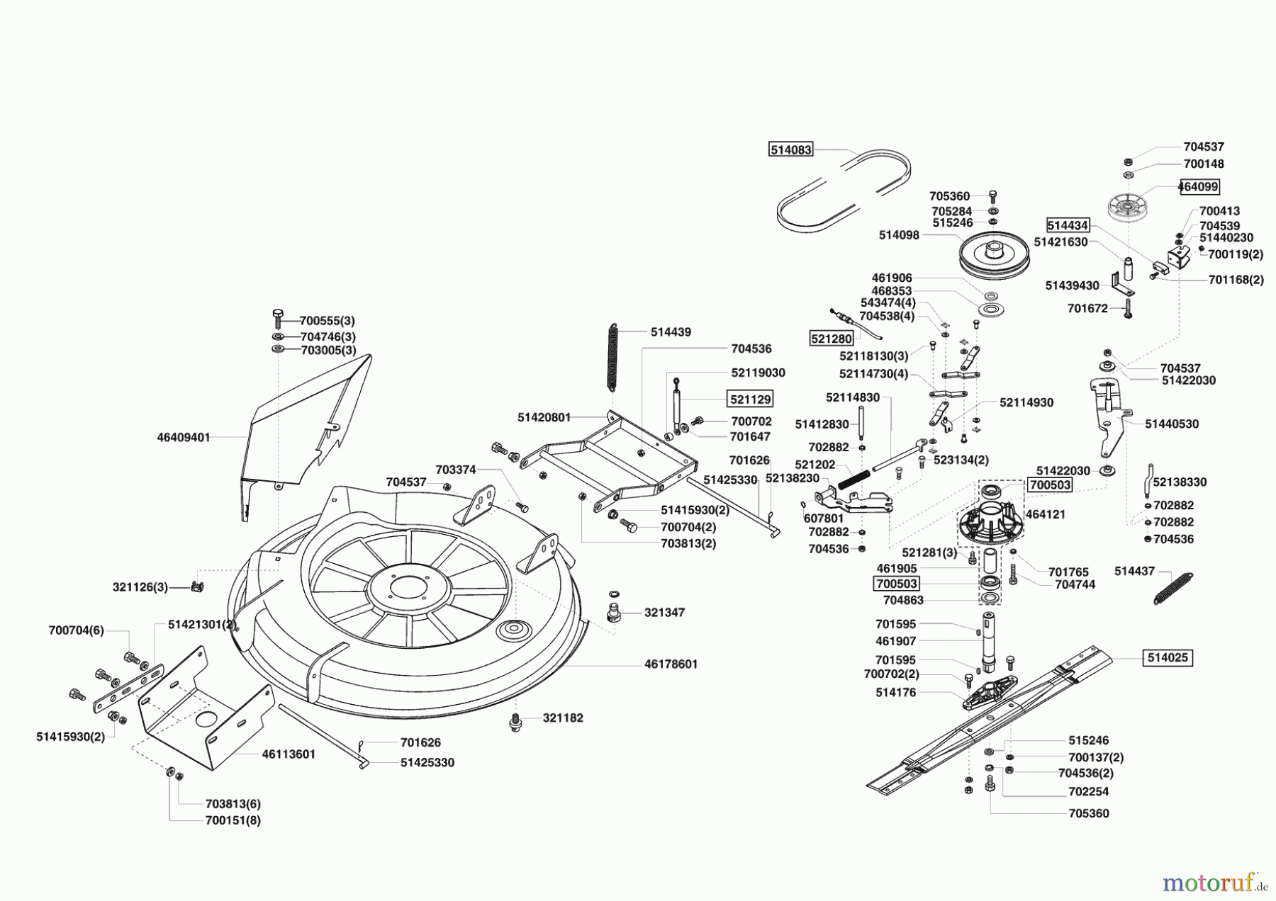  AL-KO Gartentechnik Rasentraktor COMFORT T850 S  03/2009 - 07/2012 Seite 5