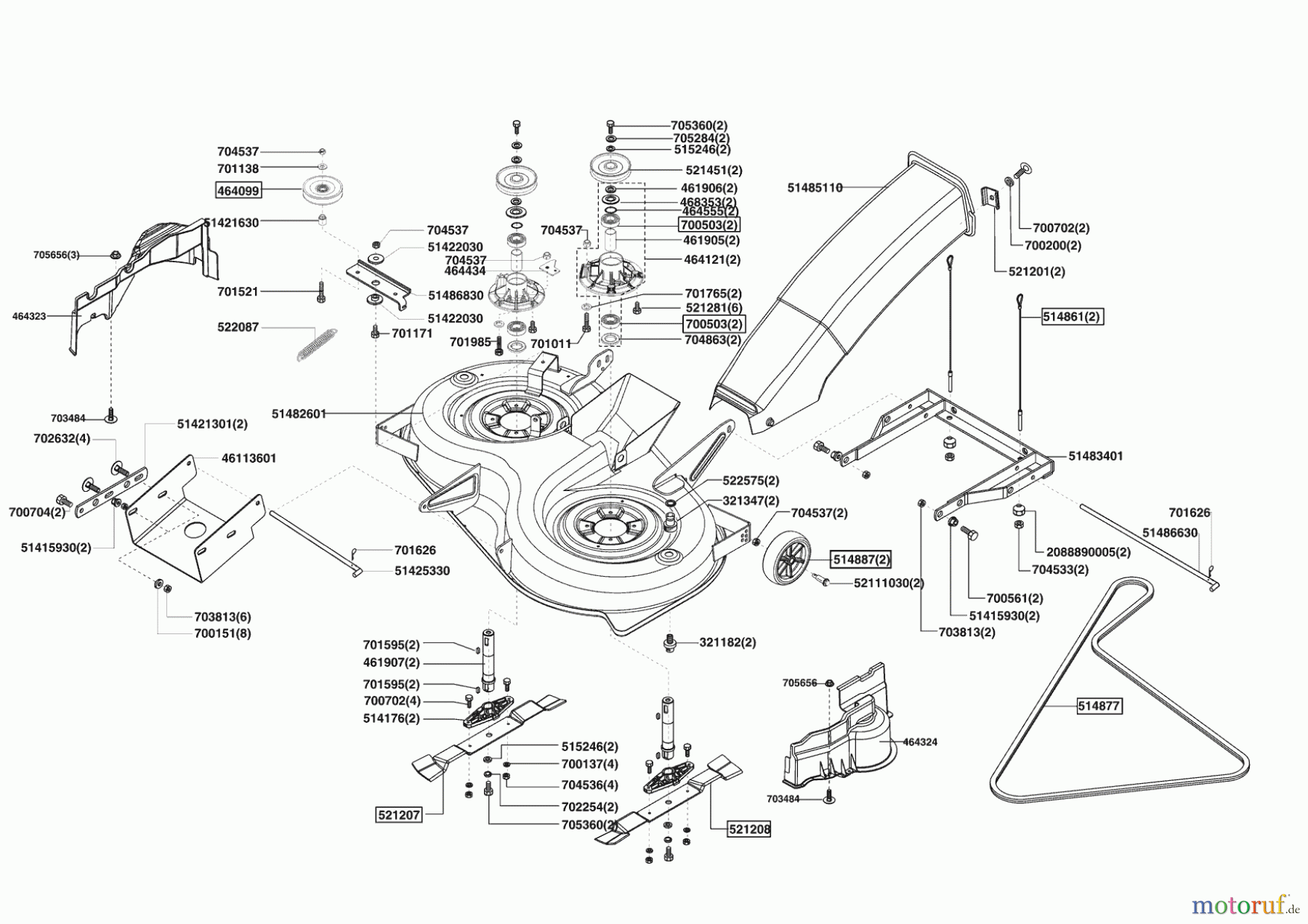 AL-KO Gartentechnik Rasentraktor Comfort T 1000 HD (F) 03/2009 - 01/2010 Seite 5