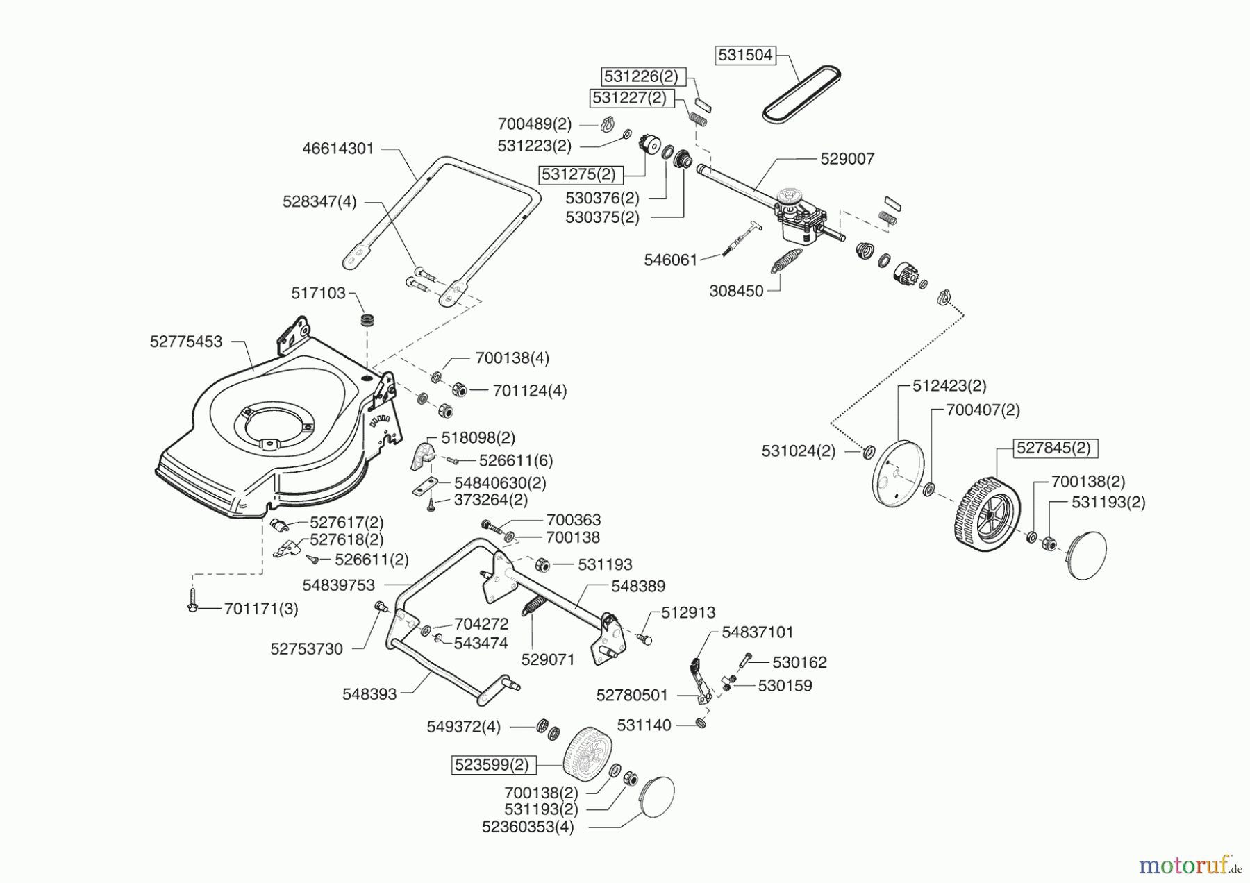 GARDENLINE Gartentechnik Benzinrasenmäher GLR 2 Seite 2