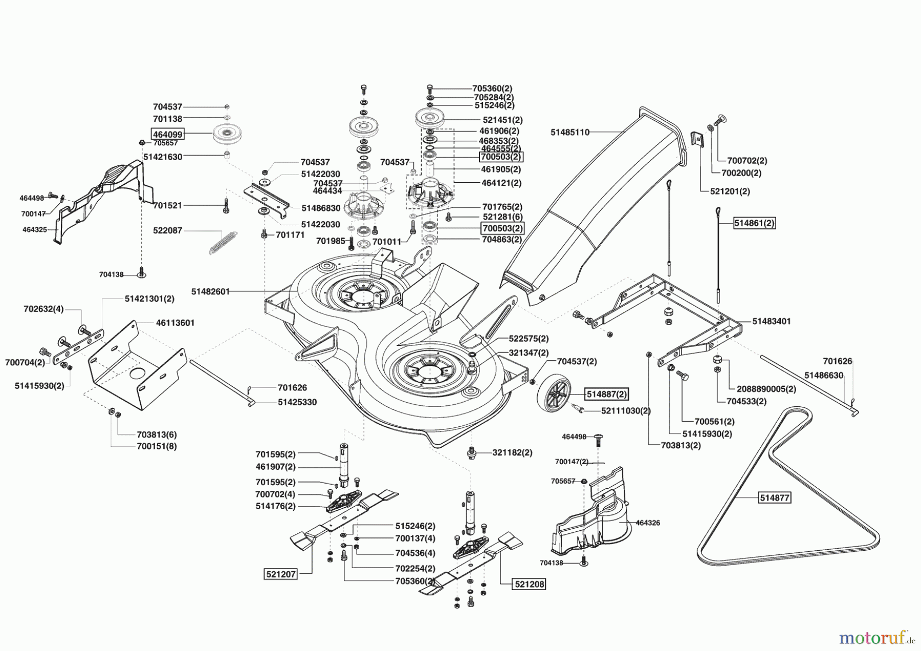 AL-KO Gartentechnik Rasentraktor COMFORT T 1000 HD 06/2009 - 01/2010 Seite 5