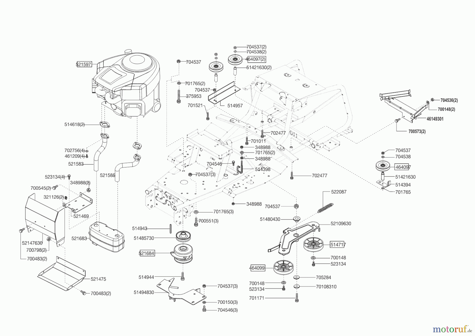 AL-KO Gartentechnik Rasentraktor T18-102 HDE Lux HVC ab 11/2009 Seite 4