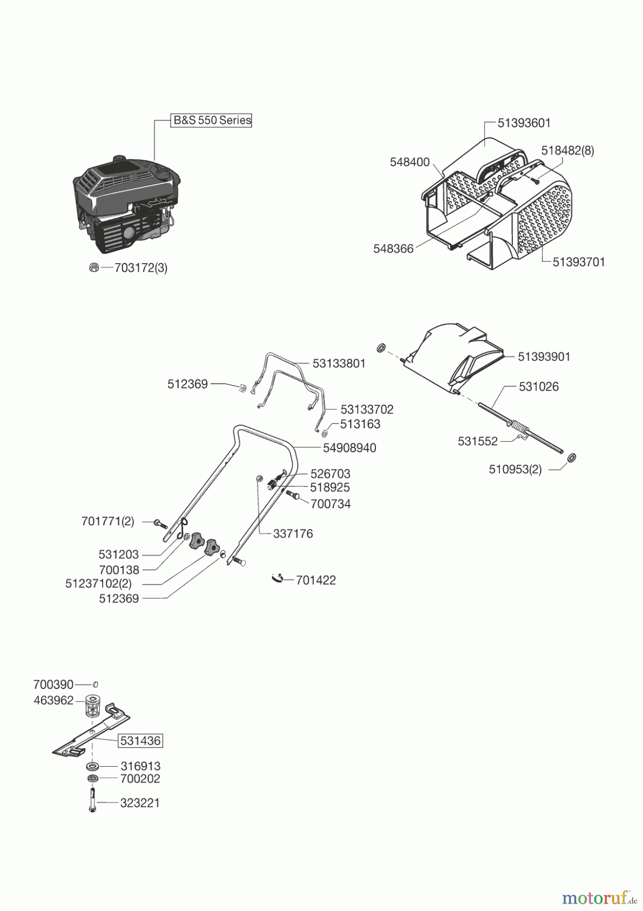 AL-KO Gartentechnik Benzinrasenmäher Plus 3 R Seite 1