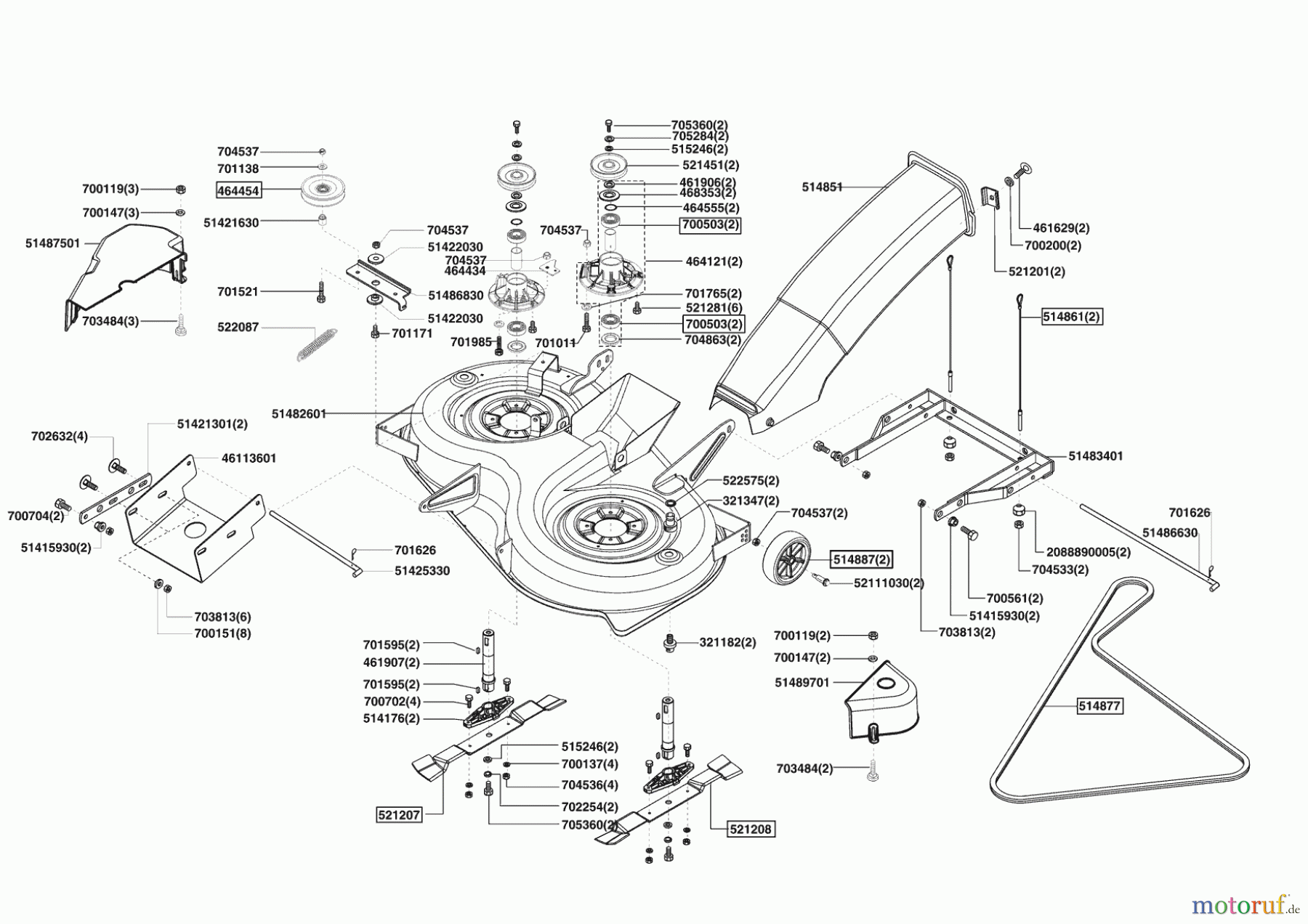 Powerline Gartentechnik Rasentraktor T 16-102 HD-H 01/2010 - 11/2010 Seite 5